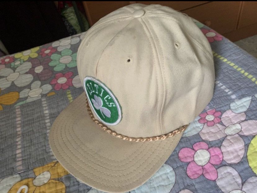 NBA × New Era × Vintage Vintage 90s Made in USA New Era Boston Celtics Hat Size ONE SIZE - 1 Thumbnail