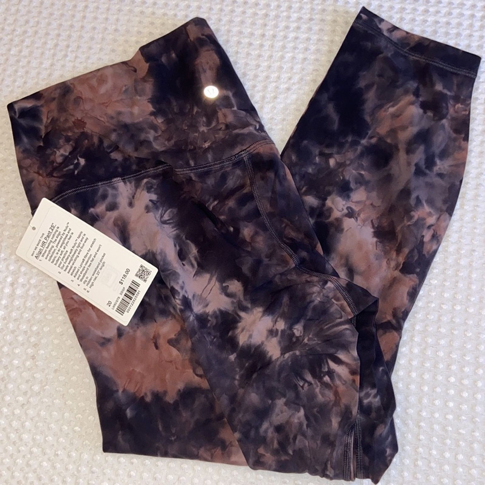 Lululemon NEW! Align High Rise Pant 25” 20 Diamond Dye Graphite Gray Size 42" / US 20 - 2 Thumbnail