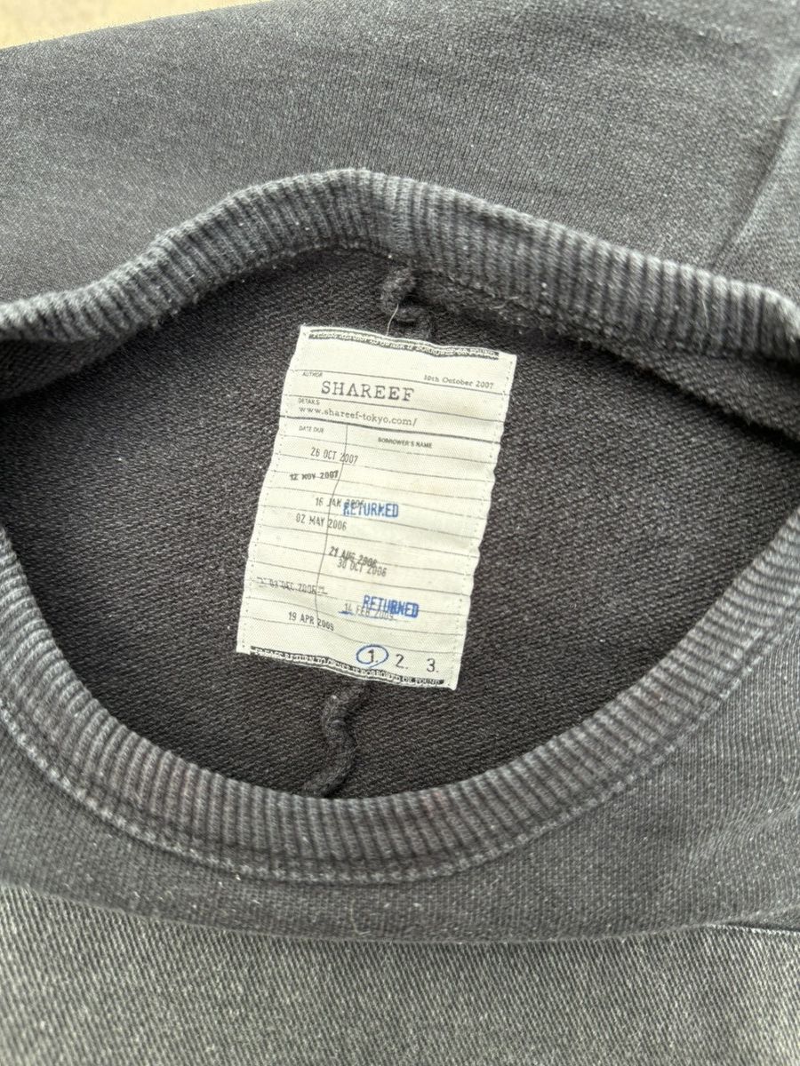 SHAREEF 2000s Archival Shareef Crewneck Opium Japanese Brand Size US L / EU 52-54 / 3 - 4 Thumbnail