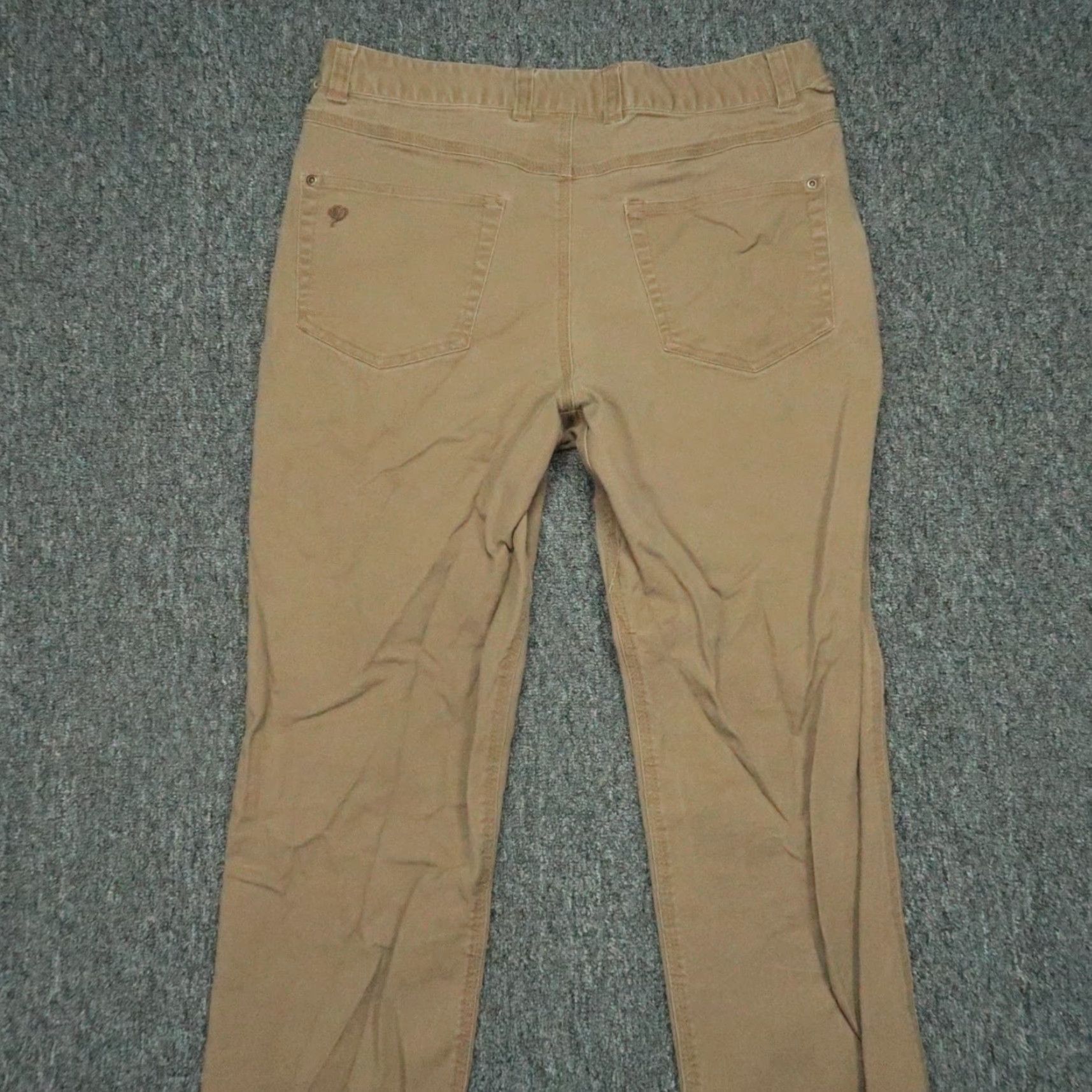 Vintage Duck Camp Pants Mens 33x30 Brown Canvas Cordura Hiking Hunting Outdoors Pockets Straight Regular Everyday Wear Size US 33 - 4 Thumbnail