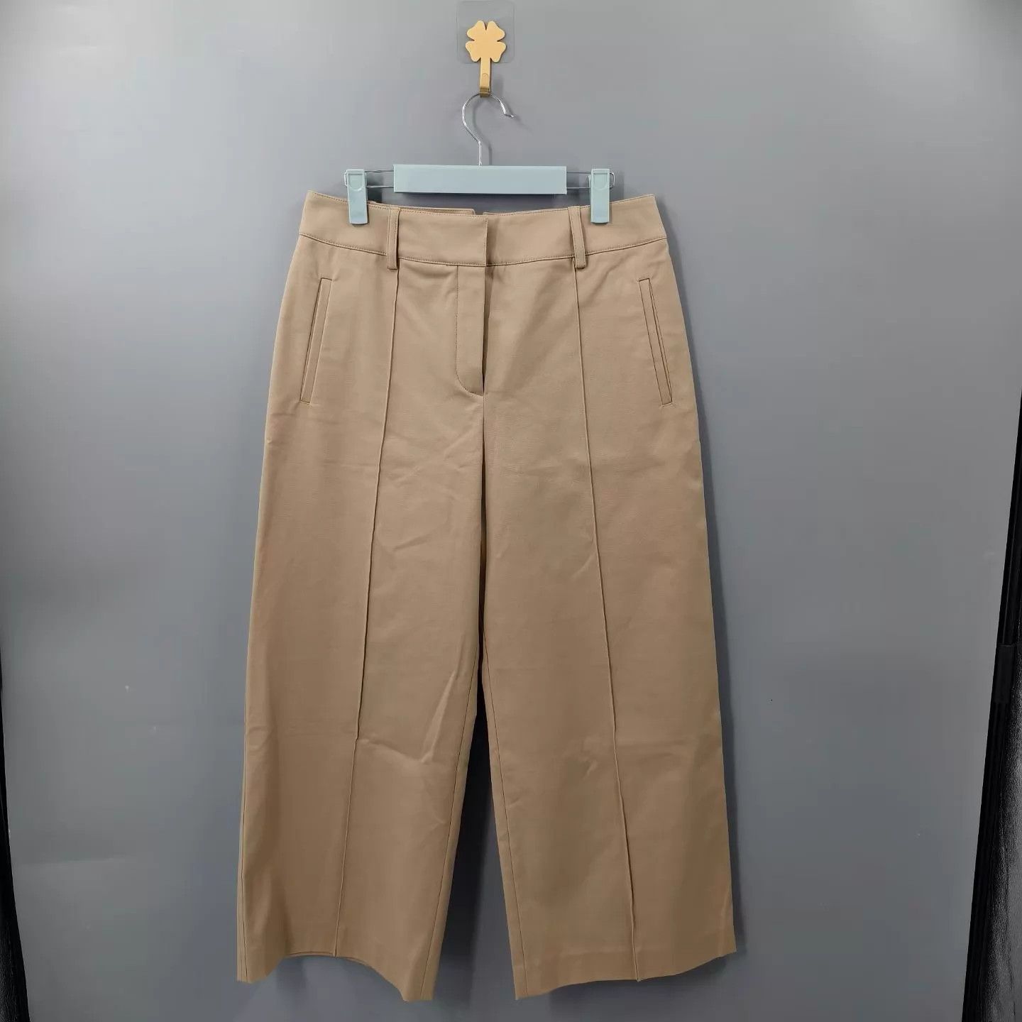 Hermes Hermes Khaki Wide Leg Pants 38 Brand New Size 27" / US 4 / IT 40 - 1 Thumbnail