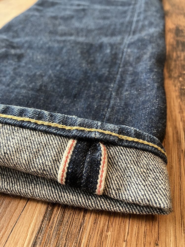 Japan Blue TEXTURE WE MADE by Japan Blue W31 x L34 Tapered Selvedge Size US 31 - 10 Thumbnail