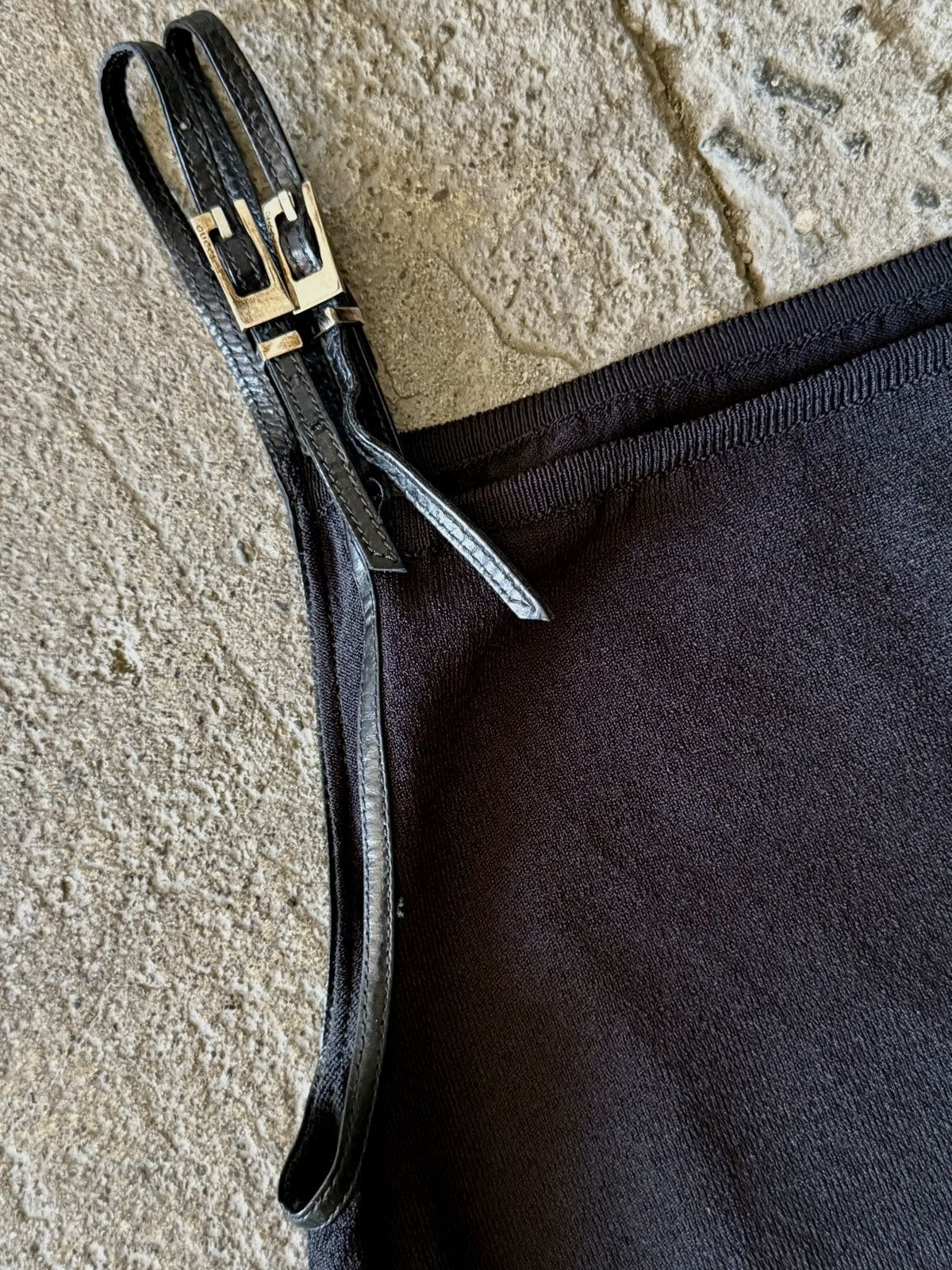 Gucci Gucci - Tom Ford - SS1998 - G Logo Buckle - Tank Top Size M / US 6-8 / IT 42-44 - 9 Thumbnail
