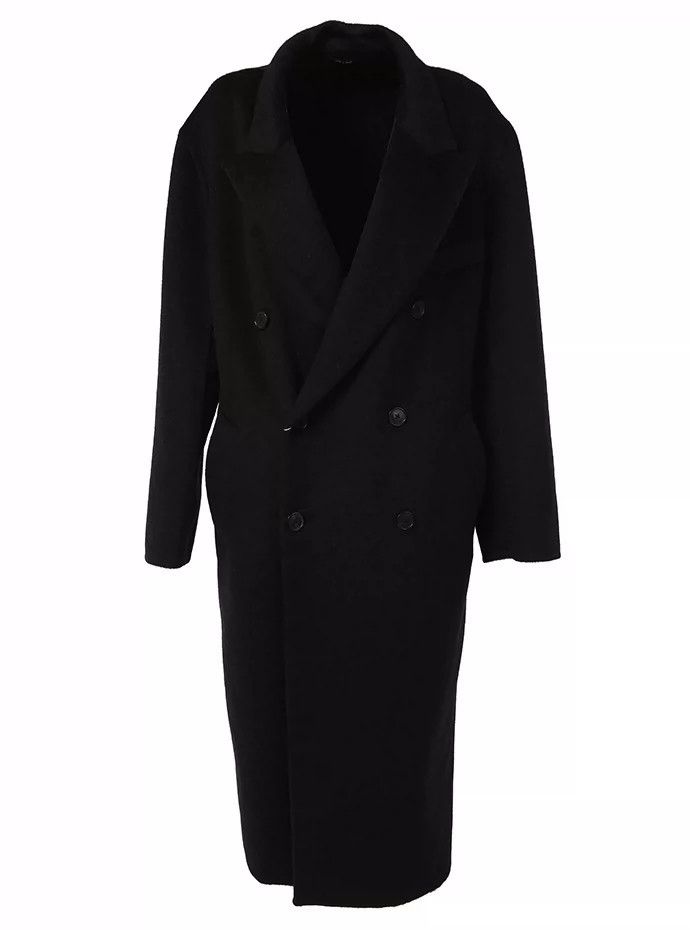 Maison Margiela Maison Margiela Double-breasted black heavy wool coat Size XS / US 0-2 / IT 36-38 - 1 Thumbnail