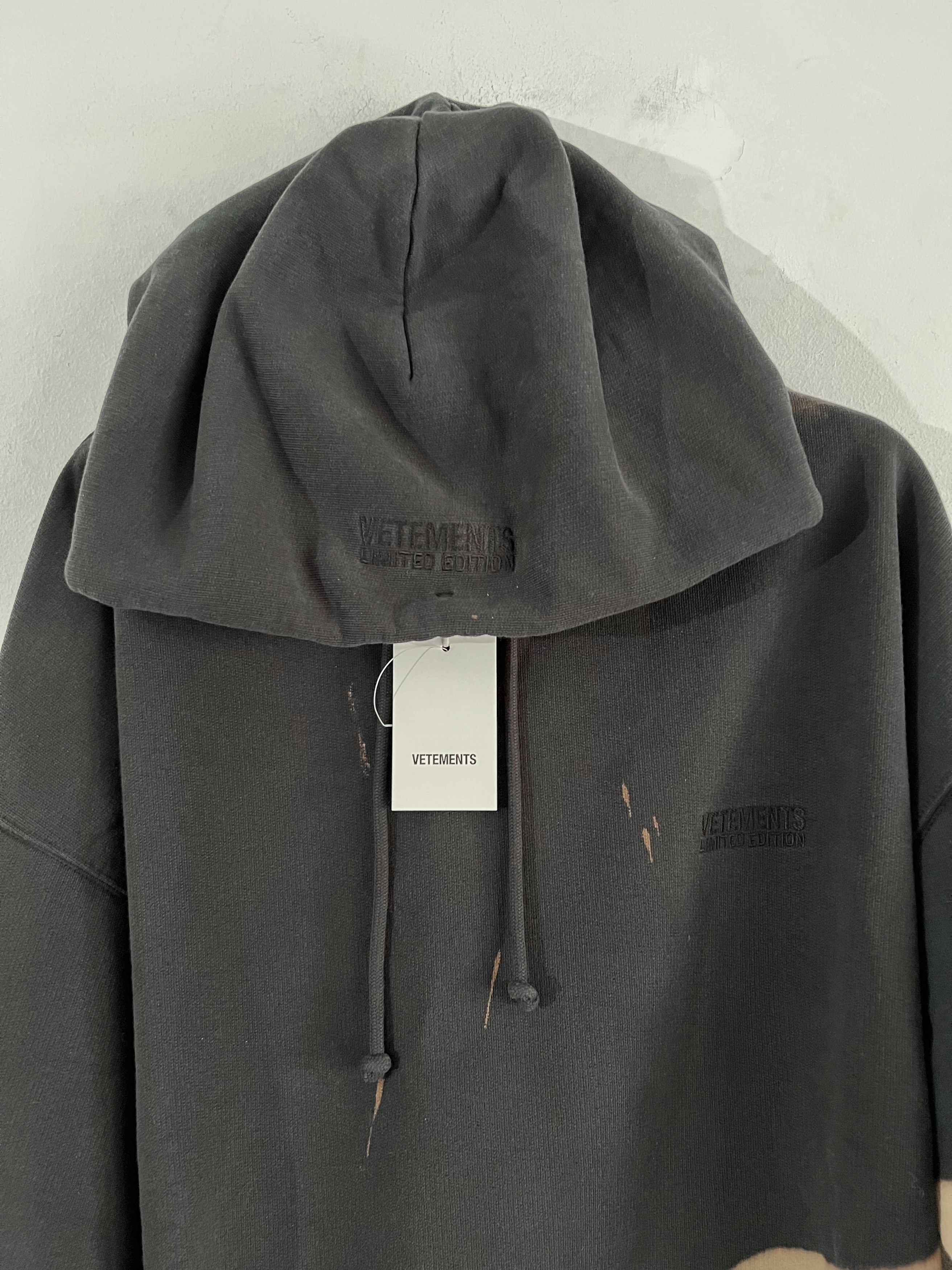 Fit Like Large Bleached Oversize Hoodie