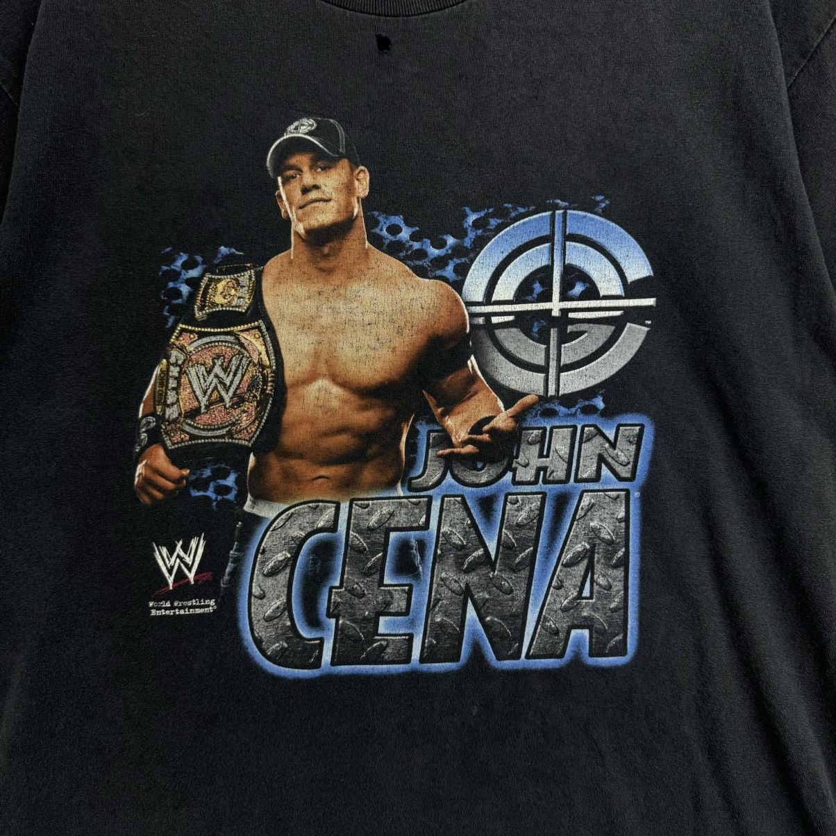 Vintage Vintage John Cena World Wrestling Tshirt Size US L / EU 52-54 / 3 - 2 Thumbnail