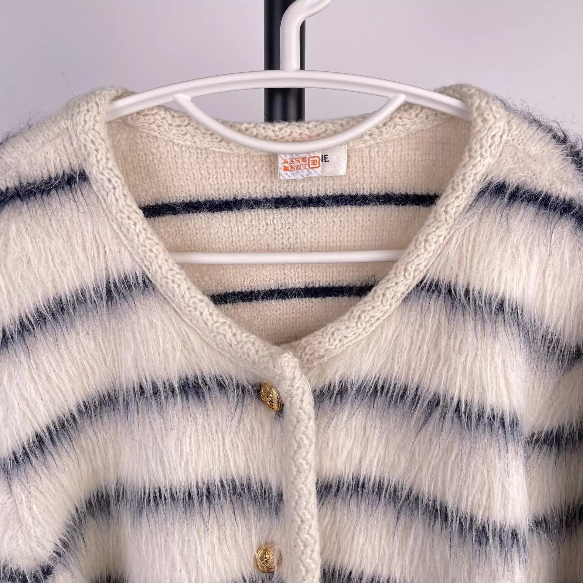 Celine Celine Wool Cardigan Size 1 Color Blocked Size S / US 4 / IT 40 - 8 Thumbnail