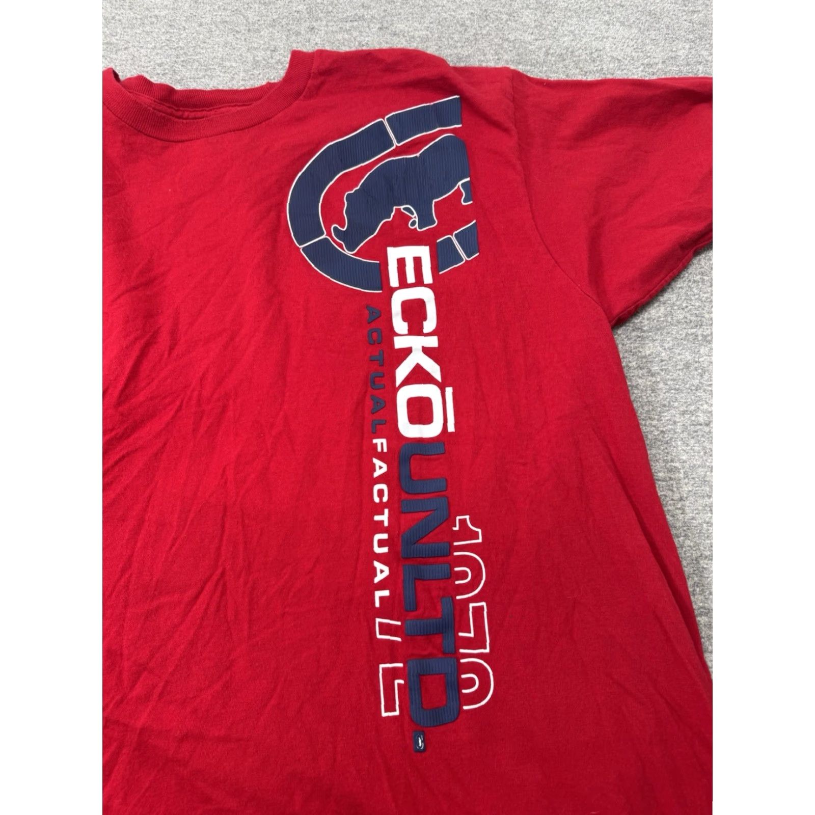 Ecko Unltd. VINTAGE Ecko Unltd Classic T Shirt Mens XL Red Short Sleeve Tee Size US XL / EU 56 / 4 - 2 Thumbnail