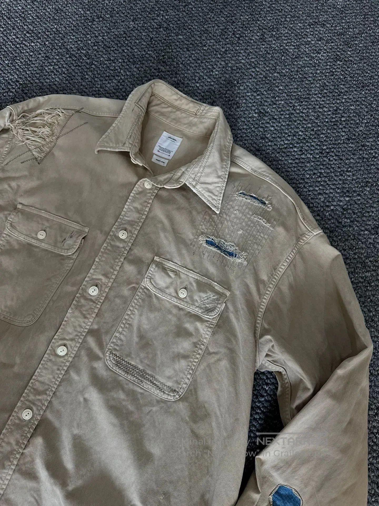 Visvim visvim grand crash distressed shirt. Size US M / EU 48-50 / 2 - 3 Thumbnail
