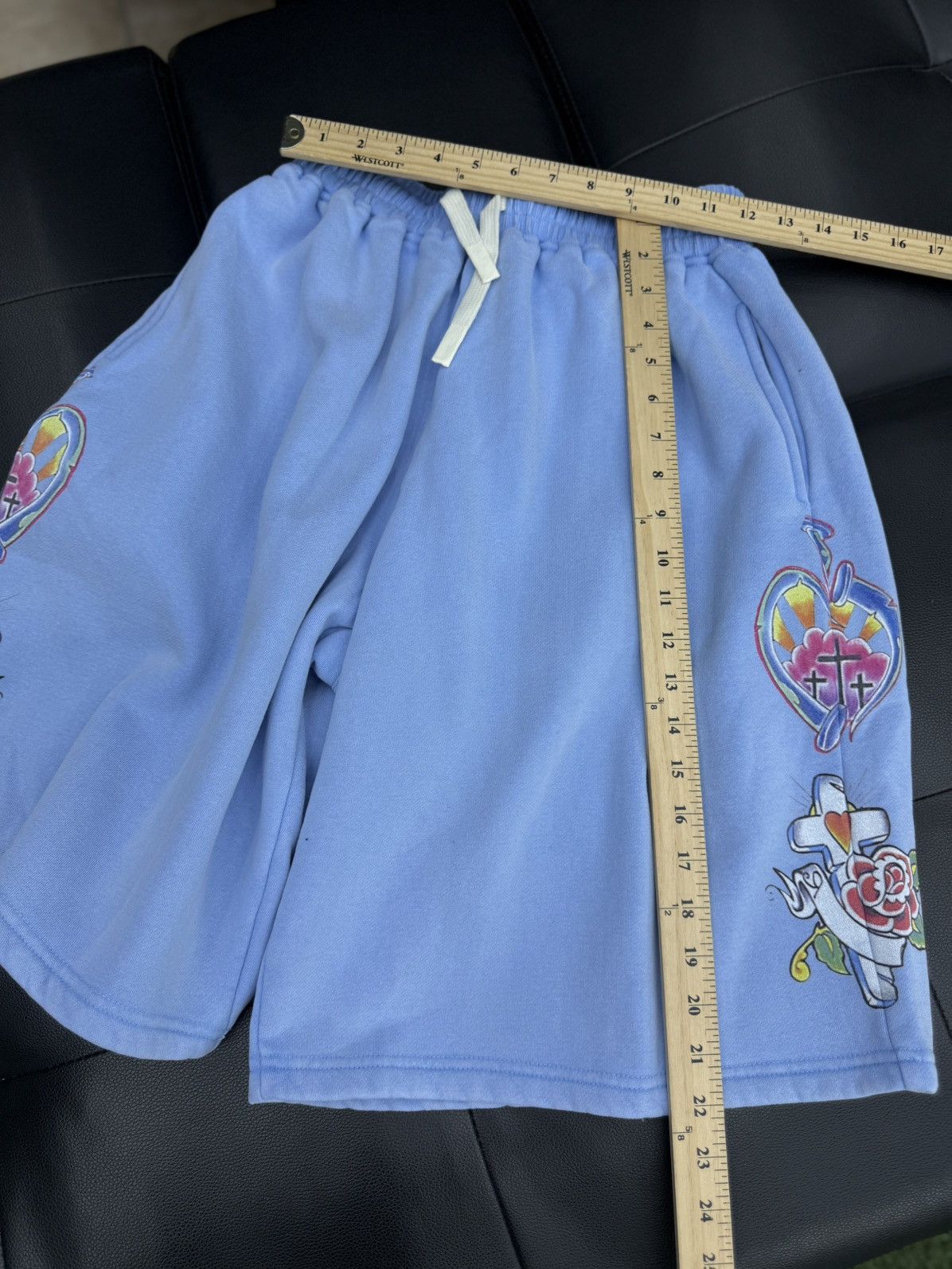 Other We Are Righteous Blue Cotton Shorts Size XL (NEW) Size US 34 / EU 50 - 4 Thumbnail