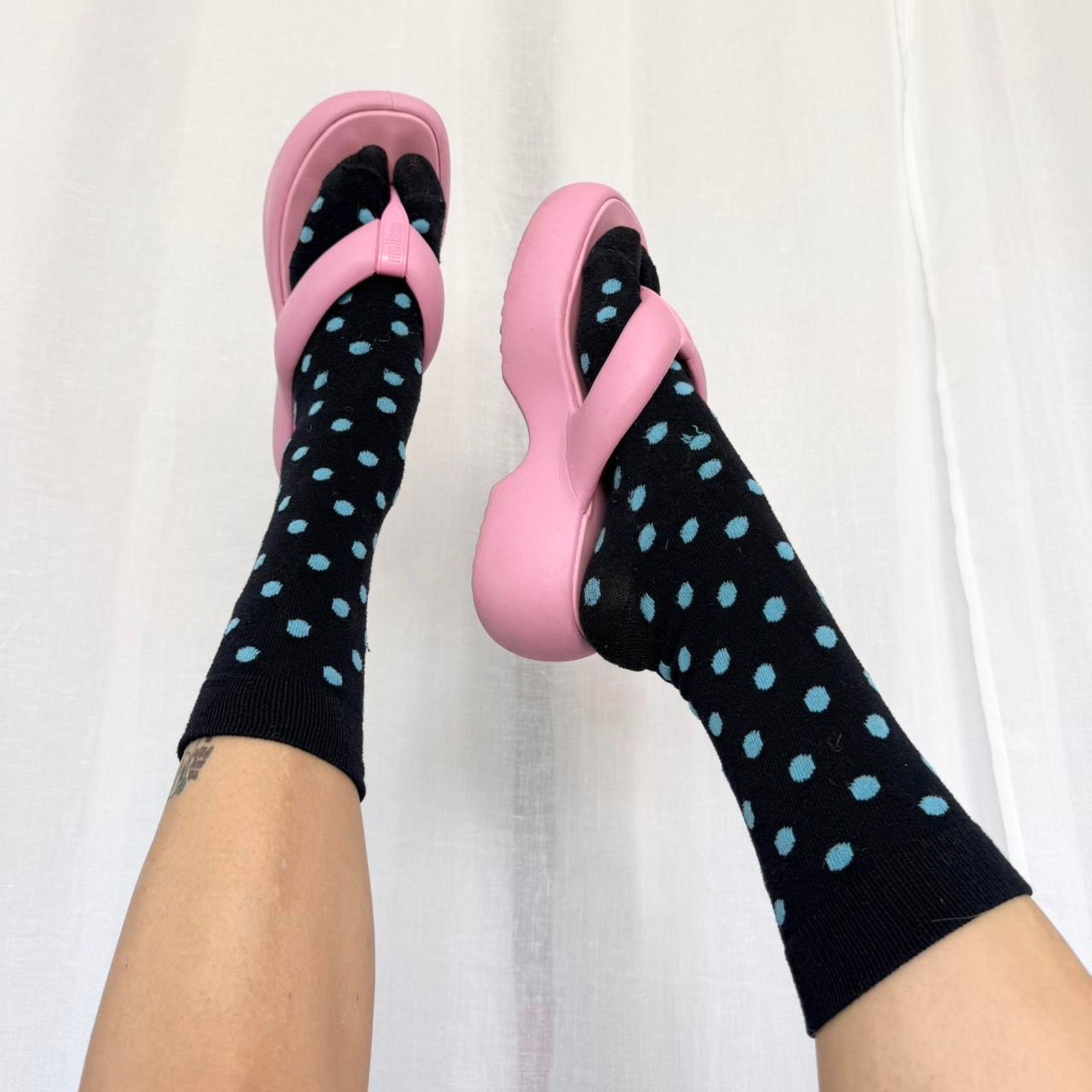 Melissa melissa free II pink platform flip flops ✧ Size US 8 / IT 38 - 1 Thumbnail