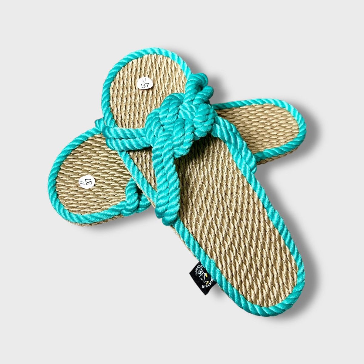 Nomadic State of Mind Nomadic State of Mind Women’s Sailor Knot Rope Sandals 37, 7 Size US 7 / IT 37 - 9 Thumbnail