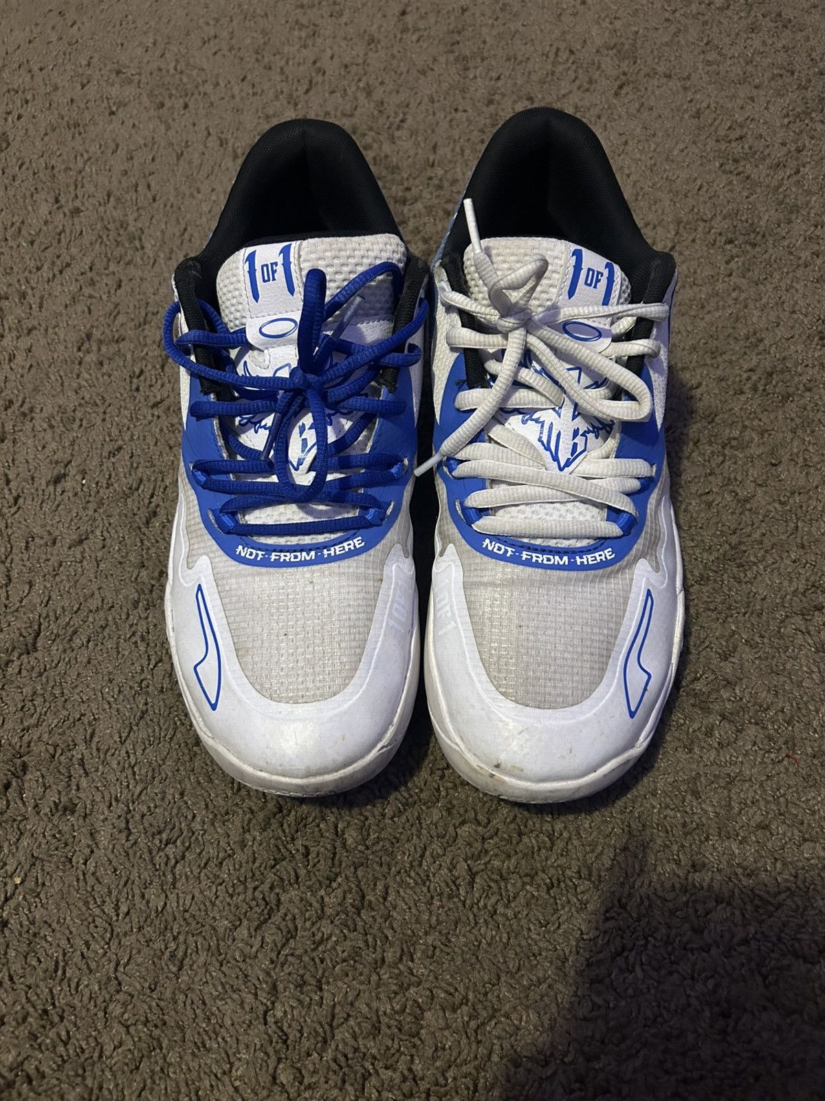 Puma LaMelo Ball MB.01 Lo Team Colors White Bluemazing colorway Size US 11 / EU 44 - 1 Thumbnail