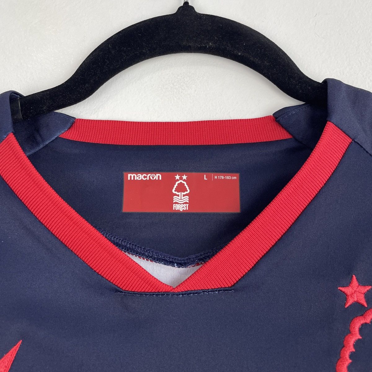 Macron Nottingham Forest Away Promotion Jersey Shirt 2021/2022 Size US L / EU 52-54 / 3 - 3 Thumbnail