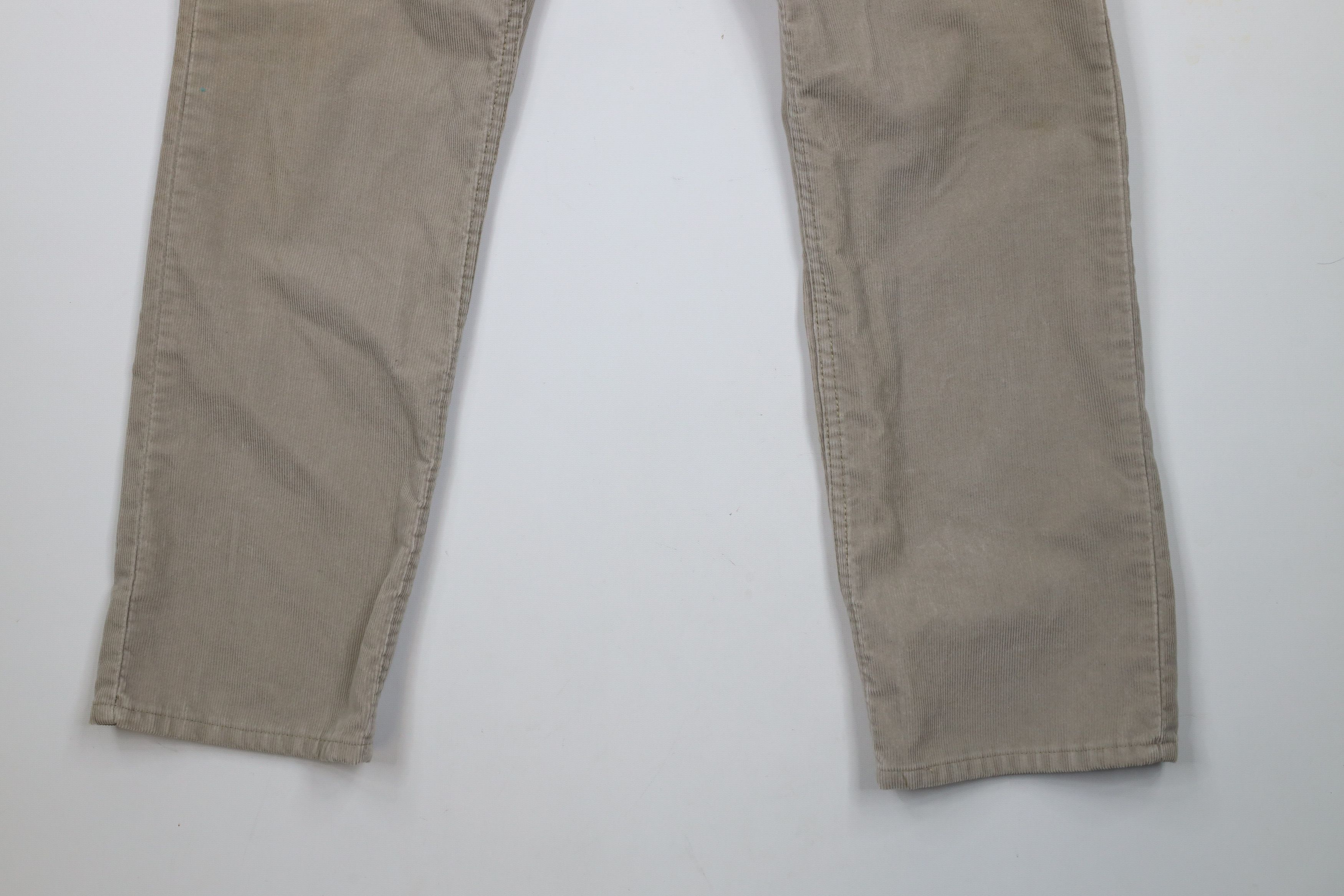 Levi's × Vintage Vintage Y2K Levis 505 Regular Fit Corduroy Chino Pants Gray Size US 31 - 4 Thumbnail