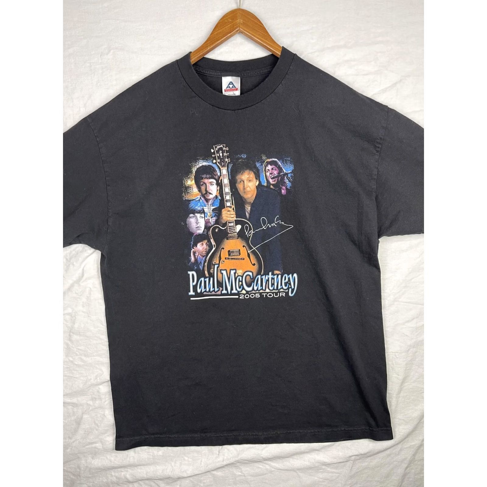 Vintage VINTAGE Paul McCartney Shirt Mens XL Black 2005 Concert Tour Beatles Y2K Band Shirt Size US XL / EU 56 / 4 - 2 Thumbnail