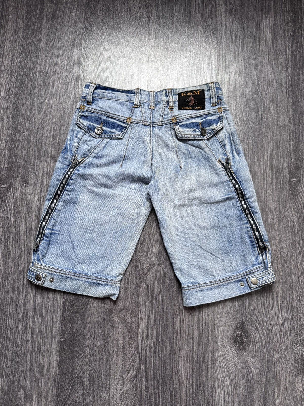 Japanese Brand × Vintage Y2K Vintage Japanese Kosmo Lupo Avantgarde Shorts Size US 30 / EU 46 - 6 Thumbnail