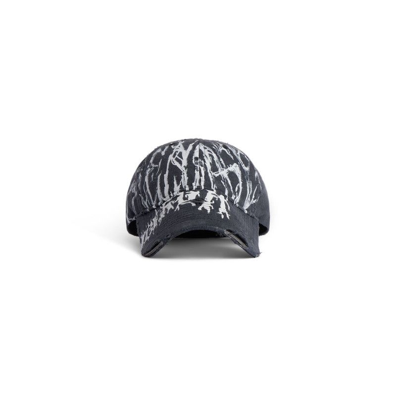 Balenciaga o1w1db10126 Size: L / DIY Metal Cap in Black/White Size ONE SIZE - 1 Thumbnail