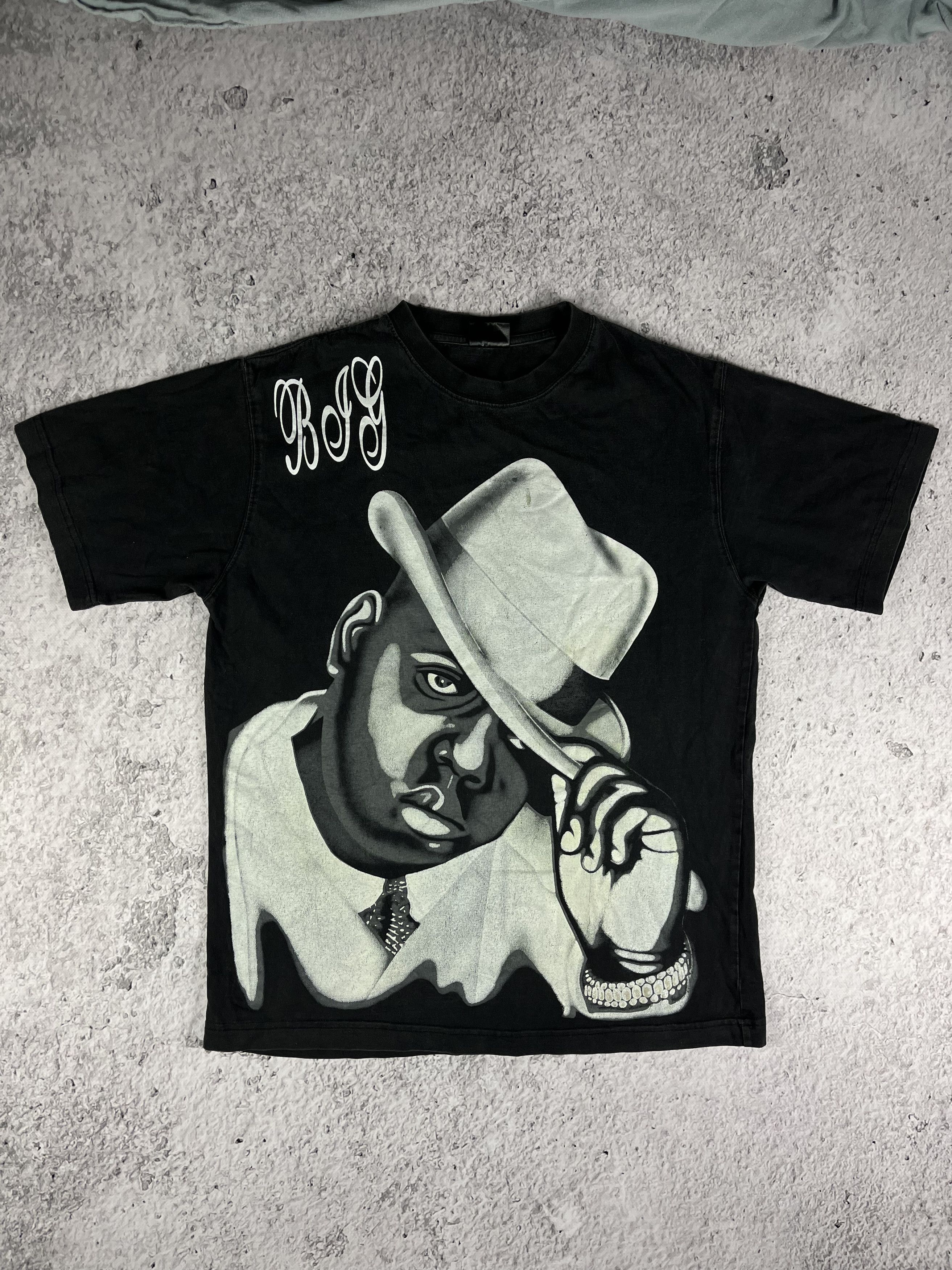 Rap Tees × Vintage Vintage Notorious BIG 90s rare T Shirt Size US L / EU 52-54 / 3 - 1 Thumbnail
