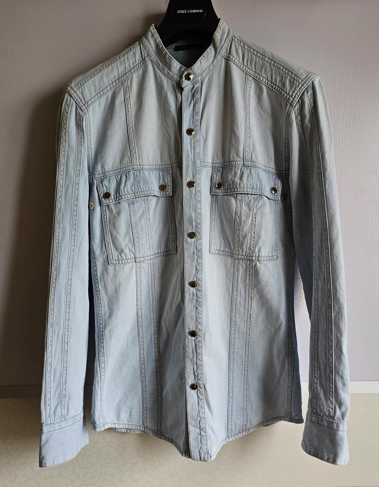 Balmain Balmain washed denim shirt, Size US L / EU 52-54 / 3 - 1 Thumbnail