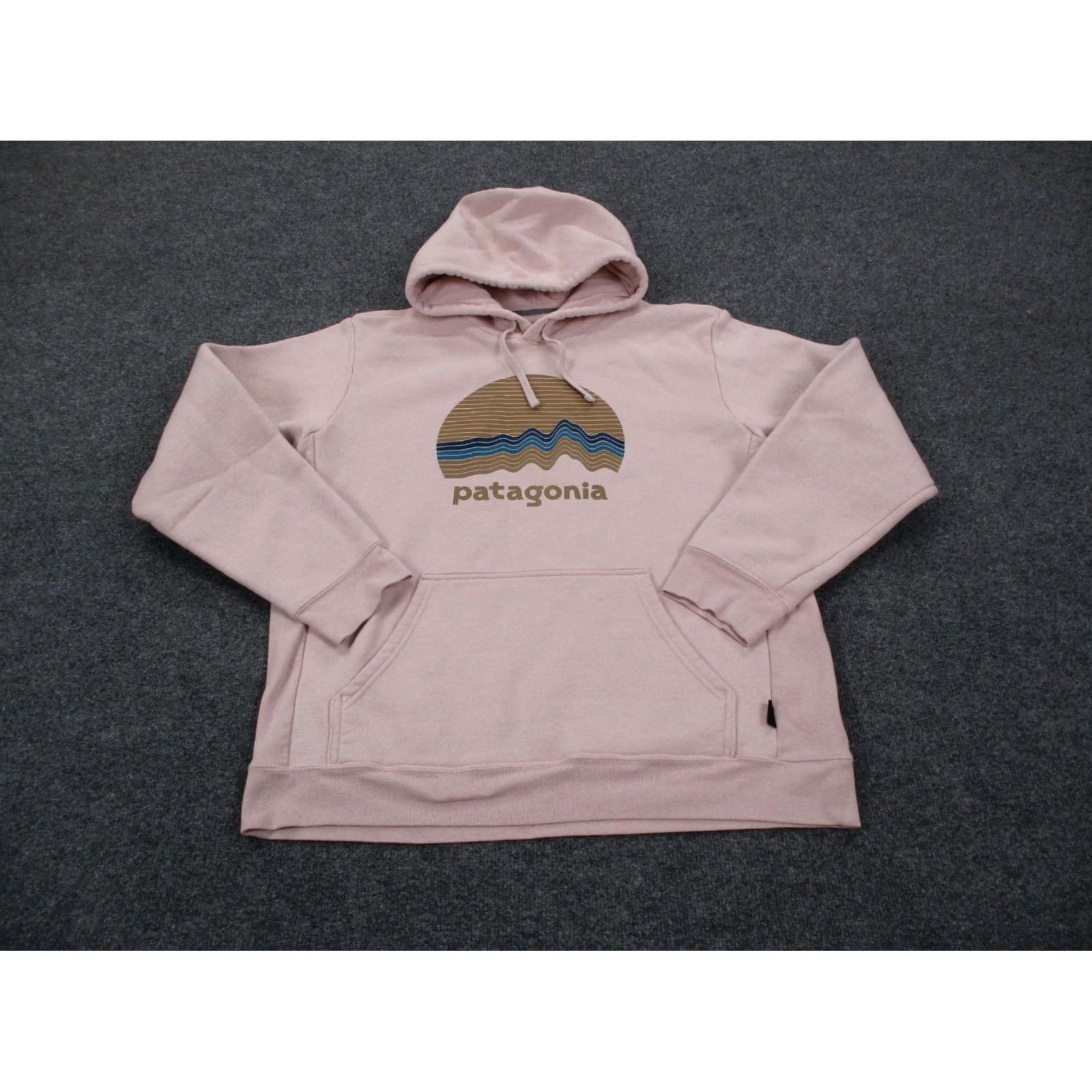Patagonia Patagonia Hoodie Sweatshirt Women XL Pink Relaxed Pullover Hooded Pockets Thermal Sweater Shirt Size XL / US 12-14 / IT 48-50 - 2 Thumbnail