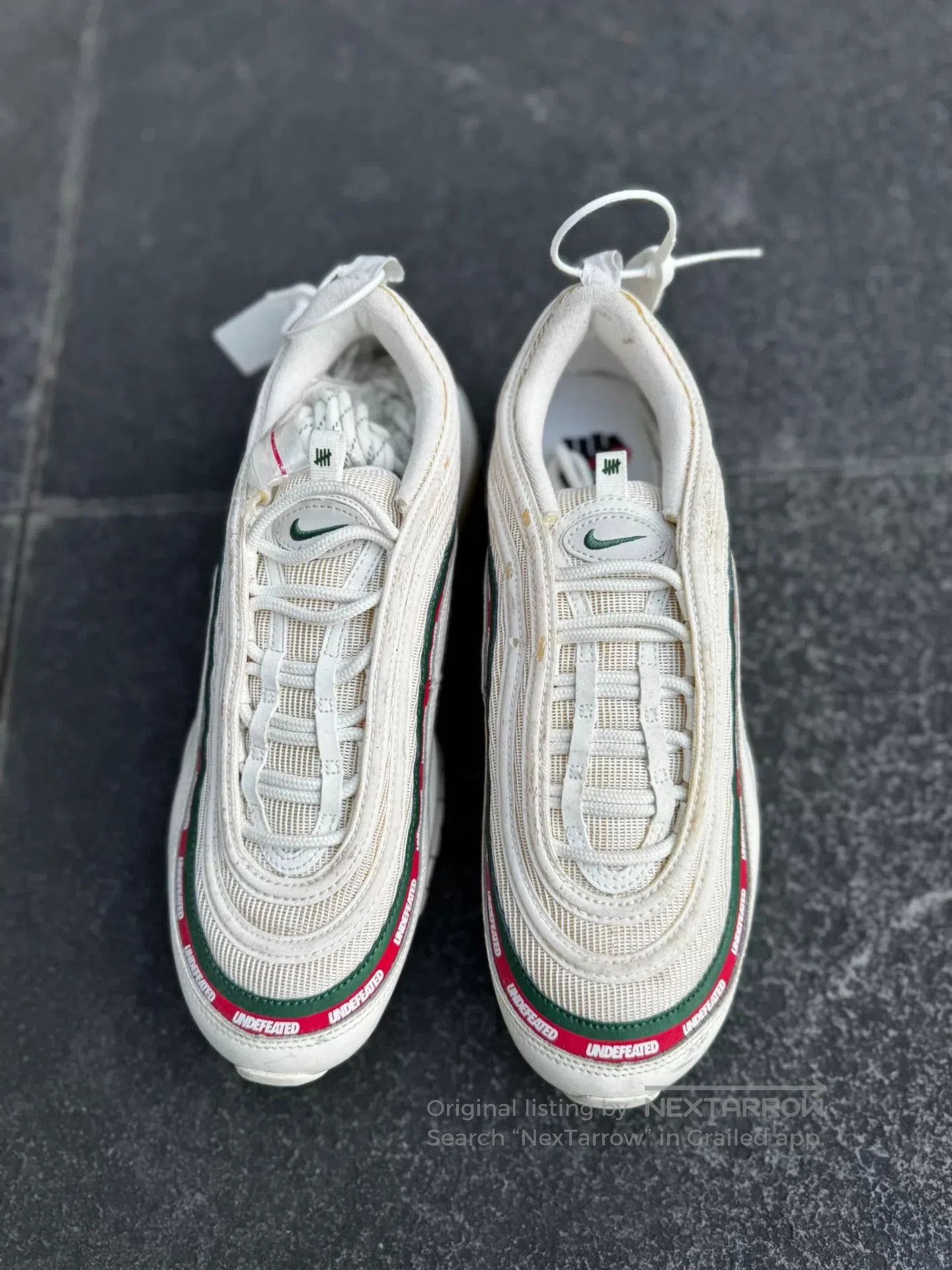 Nike UNDEFEATED Nike Air Max 97 White Sneakers. Size US 9 / EU 42 - 2 Thumbnail
