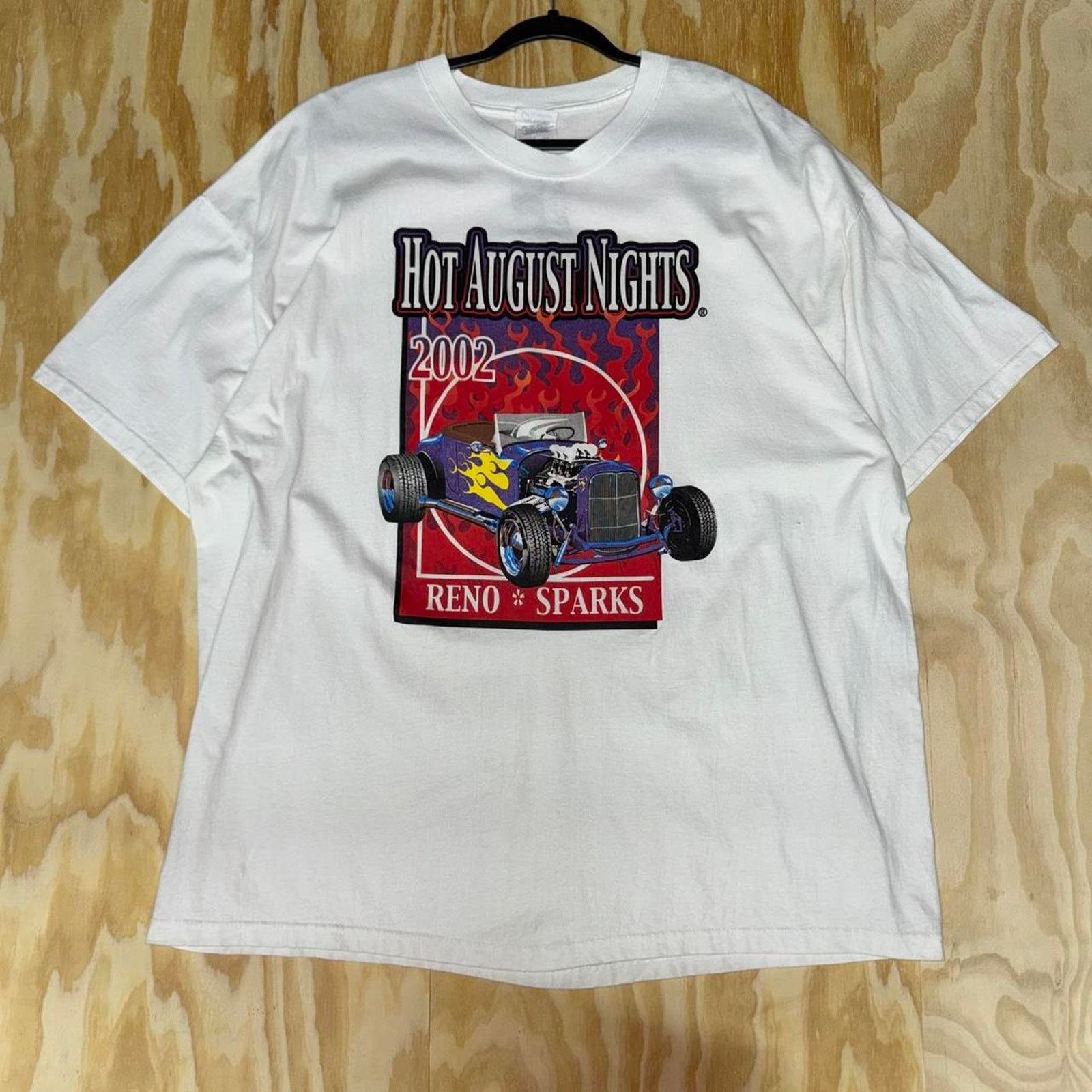 Vintage Vintage y2k hot august nights flames 2000s nevada t-shirt Size US XXL / EU 58 / 5 - 1 Thumbnail