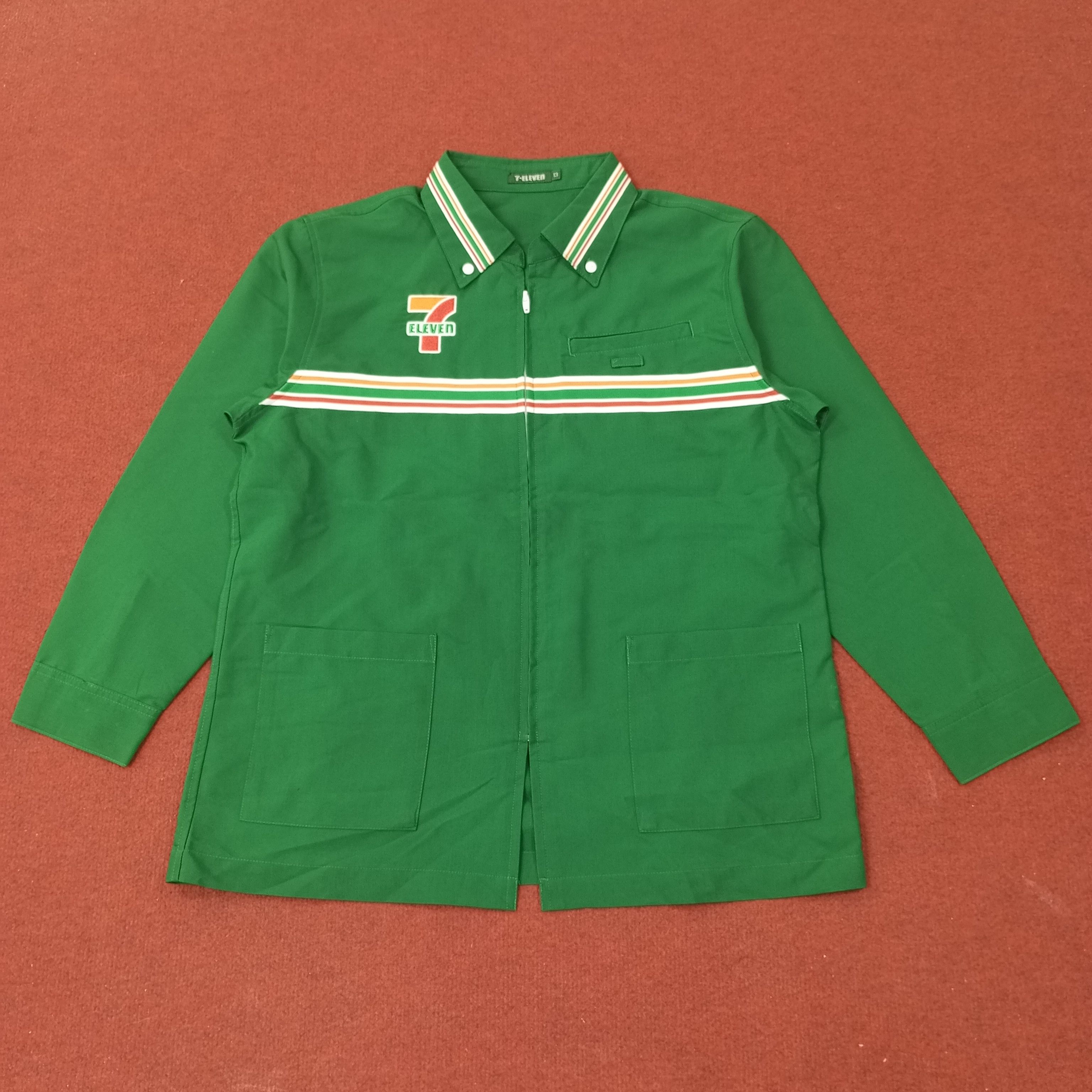 Vintage 7 Eleven Japanese Workwear Jacket c223n6 Size US M / EU 48-50 / 2 - 1 Thumbnail