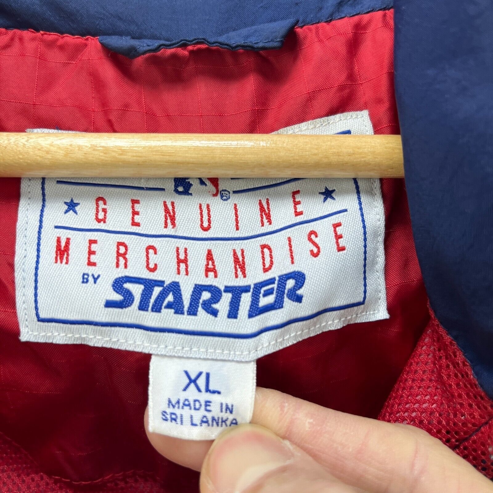 Starter × Vintage Vintage 90s Starter Atlanta Braves Windbreaker Jacket XL Size US XL / EU 56 / 4 - 6 Thumbnail
