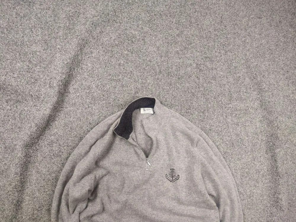 Johnstons Of Elgin Johnstons of elgin Design Pure Wool Gray zip Jumper Sweater Size US M / EU 48-50 / 2 - 1 Thumbnail