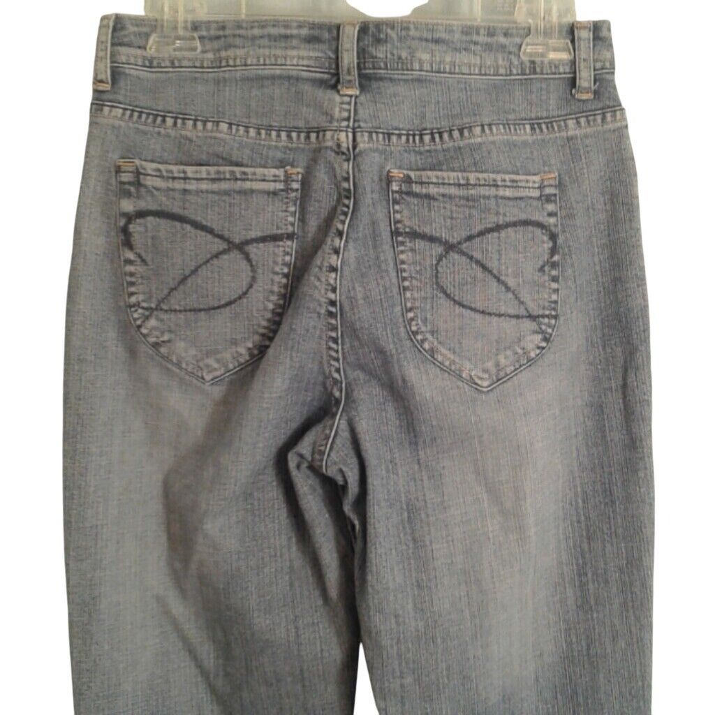 Chicos Chico's Platinum Size 0 small 4 short denim blue jeans Size 30" / US 8 / IT 44 - 6 Thumbnail