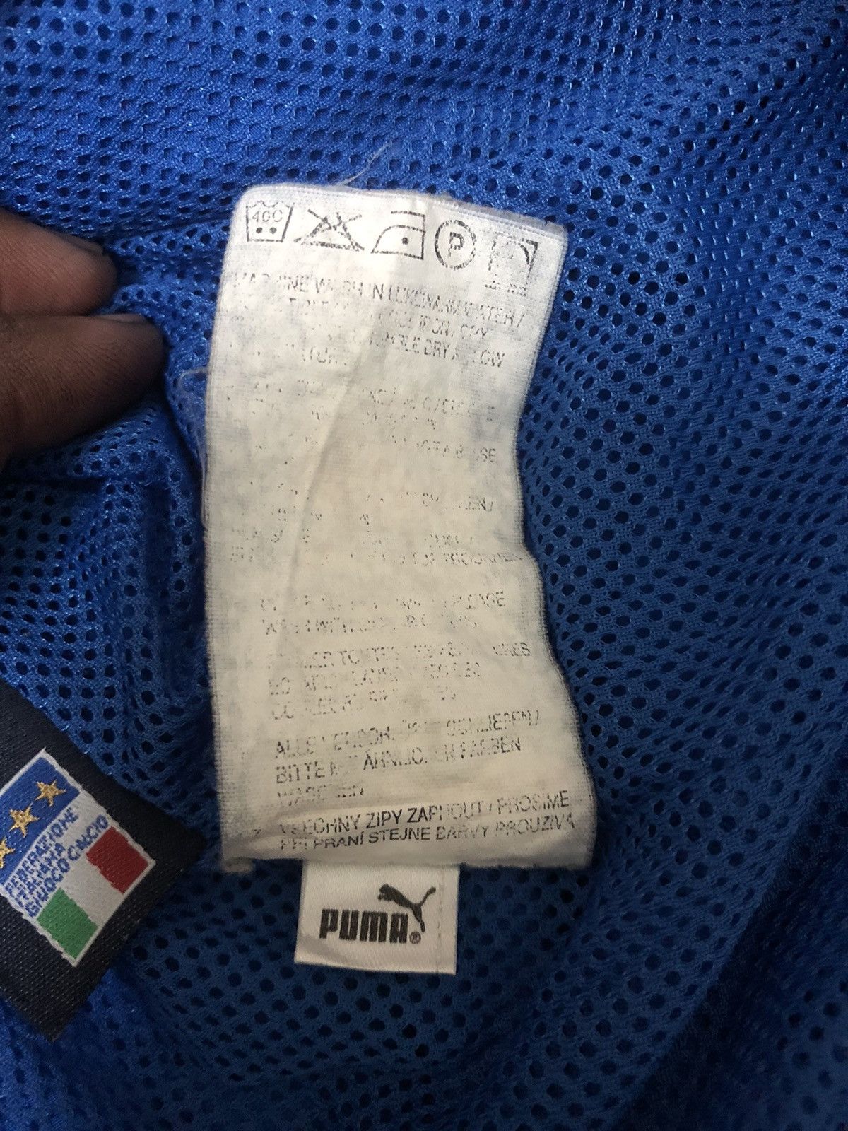 Puma × Vintage Puma italia full zip track blue national jacket soccer Size US L / EU 52-54 / 3 - 12 Thumbnail