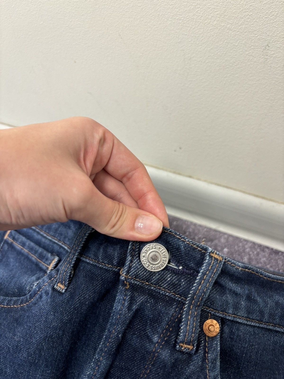 Levi's Levi’s Premium LEJ 502 Engineered Rare Slim Blue Denim Jeans Size US 28 / EU 44 - 11 Thumbnail