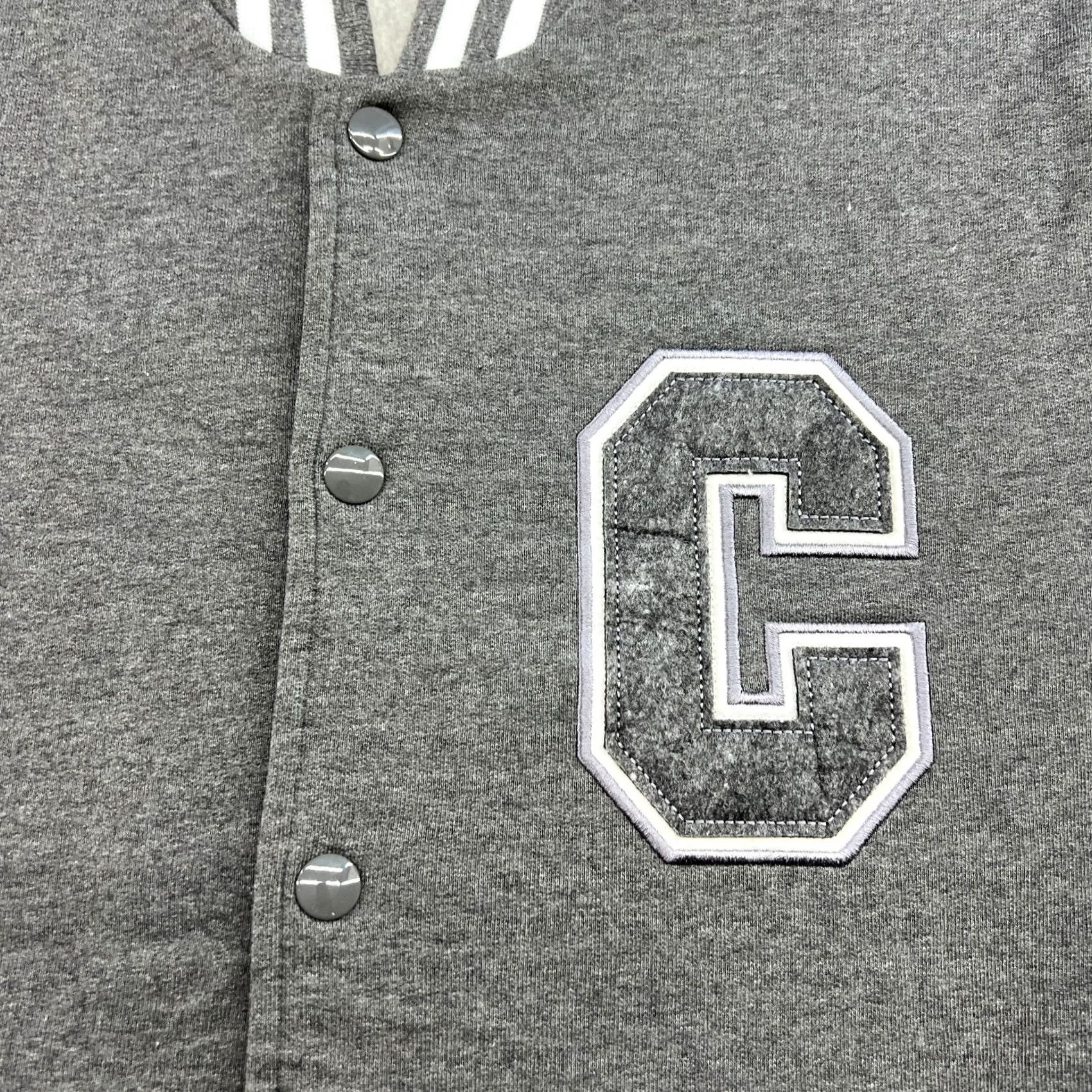 Carhartt Carhartt Varsity Jacket Mens Medium Gray Rugged Cup Letterman Full Zip Pockets Water Resistant Moisture Wicking Casual Canvas Polyester Cotton Lining Size US M / EU 48-50 / 2 - 4 Thumbnail