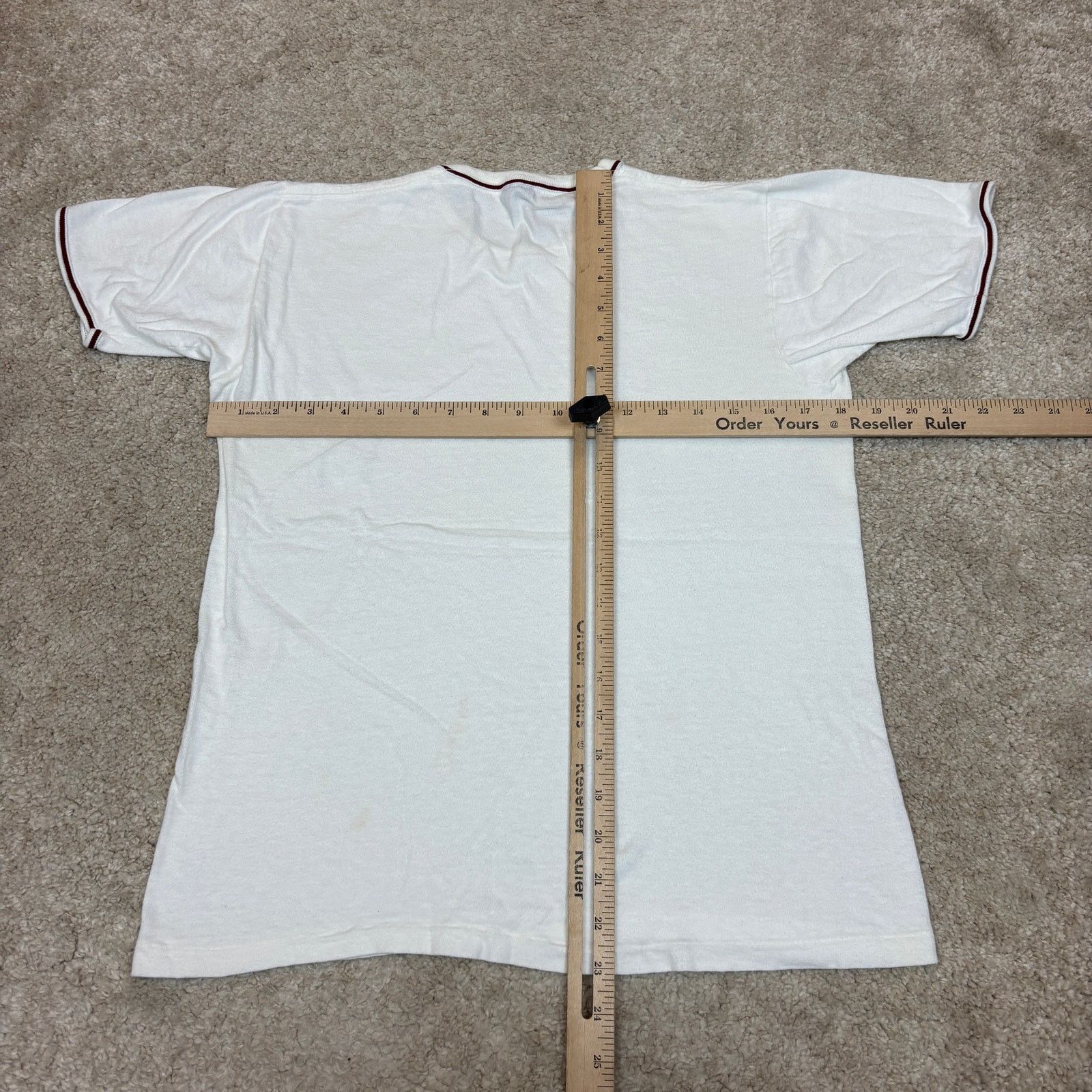 Jockey × Vintage VTG 60s 70s Jockey Life International Blank Ringer Shirt M Size US M / EU 48-50 / 2 - 2 Thumbnail