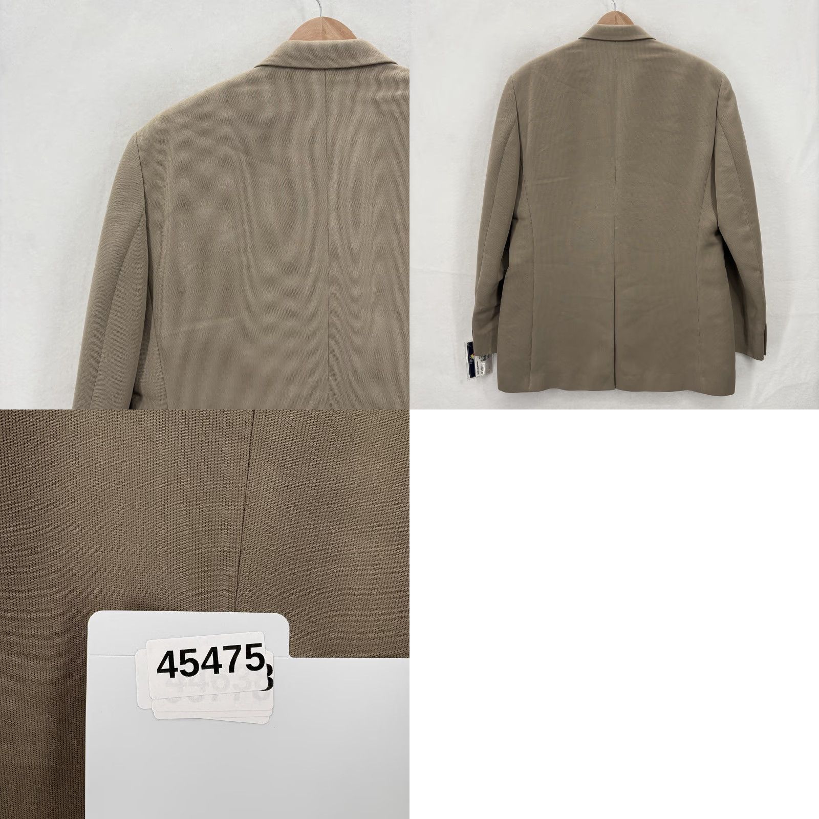Chaps Chaps Blazer Mens 42L Tan Beige Sport Coat Three Button Workwear Business NWT Size 42R - 10 Thumbnail