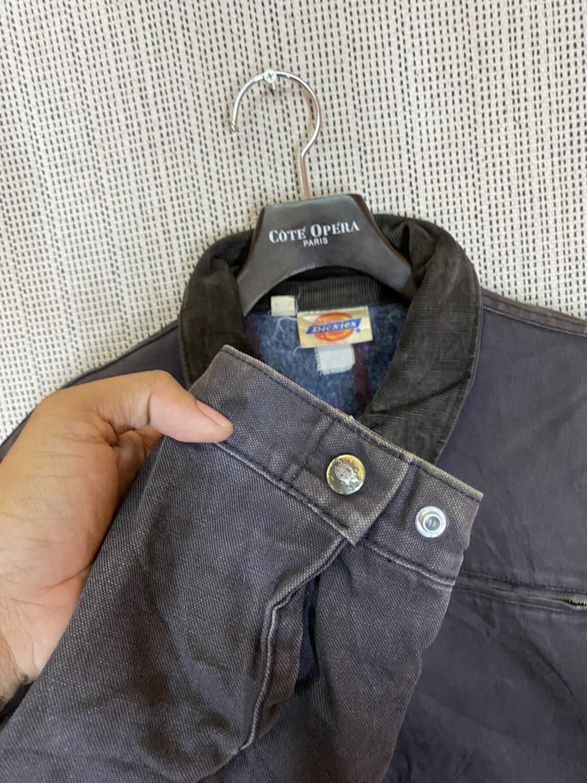 Dickies ‼️VINTAGE BLACK FADED DICKIES DETRIOT BLANDKED LINED JACKET ‼️ Size US XL / EU 56 / 4 - 6 Thumbnail