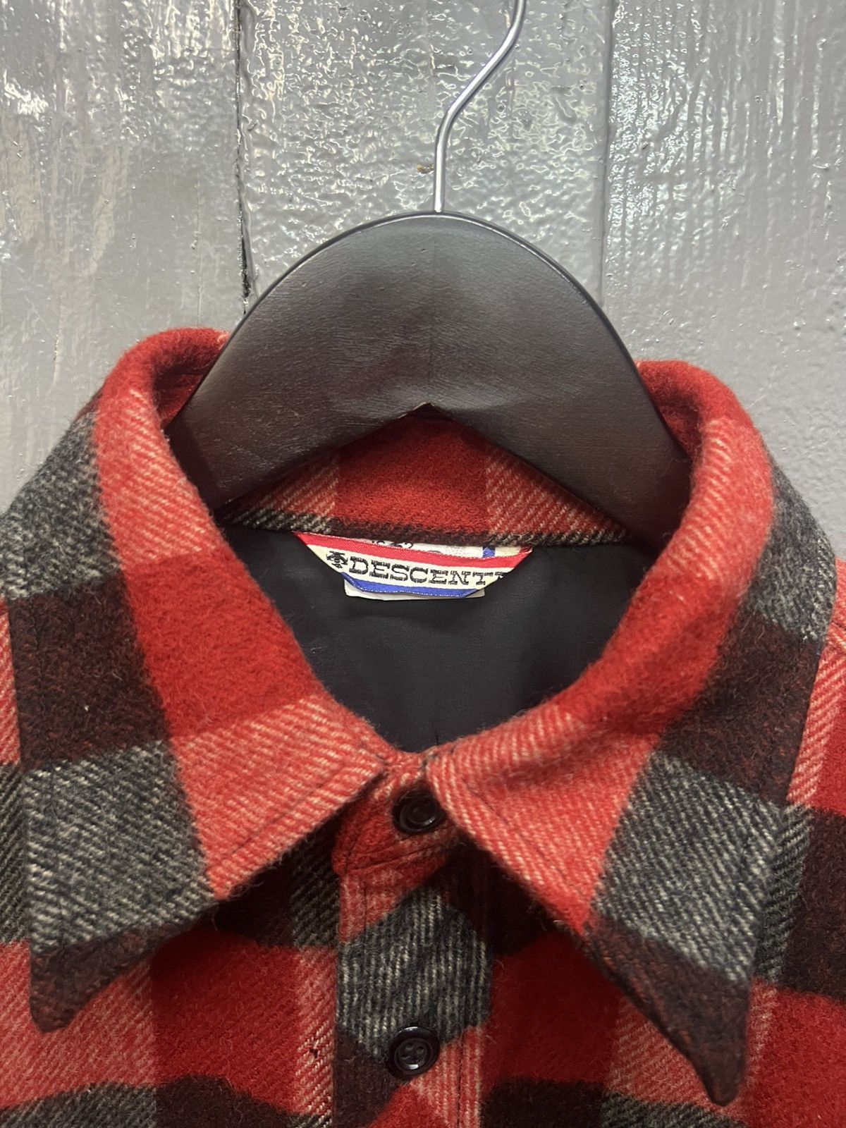 Flannel Vintage Descente Flannel Plaid Red Size US M / EU 48-50 / 2 - 5 Thumbnail
