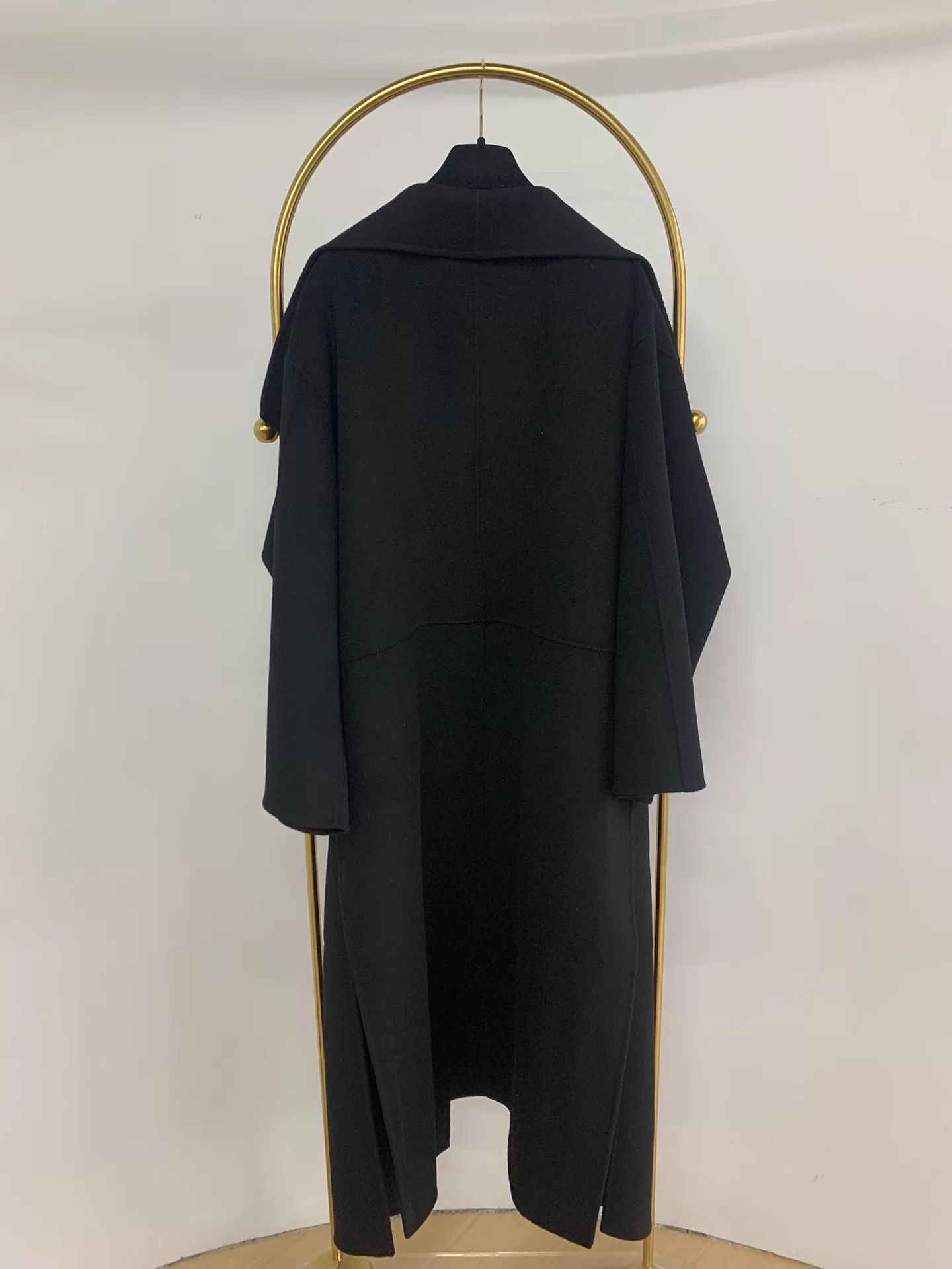 Toteme Toteme Black Wool Lapel Overcoat L New Size L / US 10 / IT 46 - 3 Thumbnail