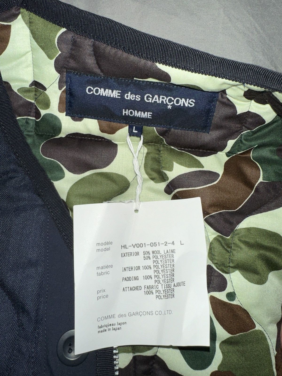 CDG by Comme des Garcons × Comme des Garcons × Comme des Garcons Homme CDG Padded Vest Size US L / EU 52-54 / 3 - 2 Thumbnail