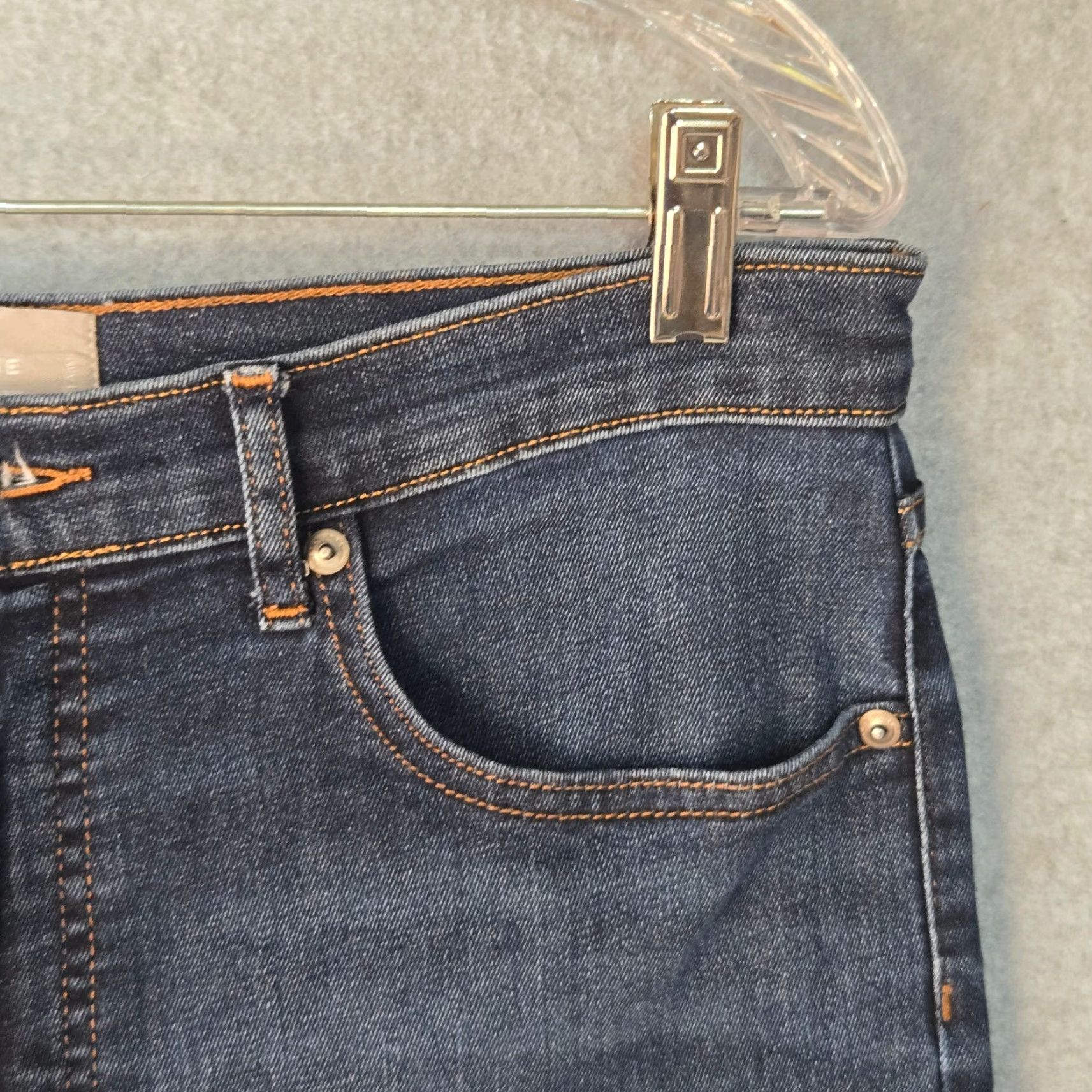 Everlane Everlane Skinny Jeans Womens Blue Denim Stretch High Rise Medium Wash 5-Pockets Jeans Size 32" / US 10 / IT 46 - 6 Thumbnail