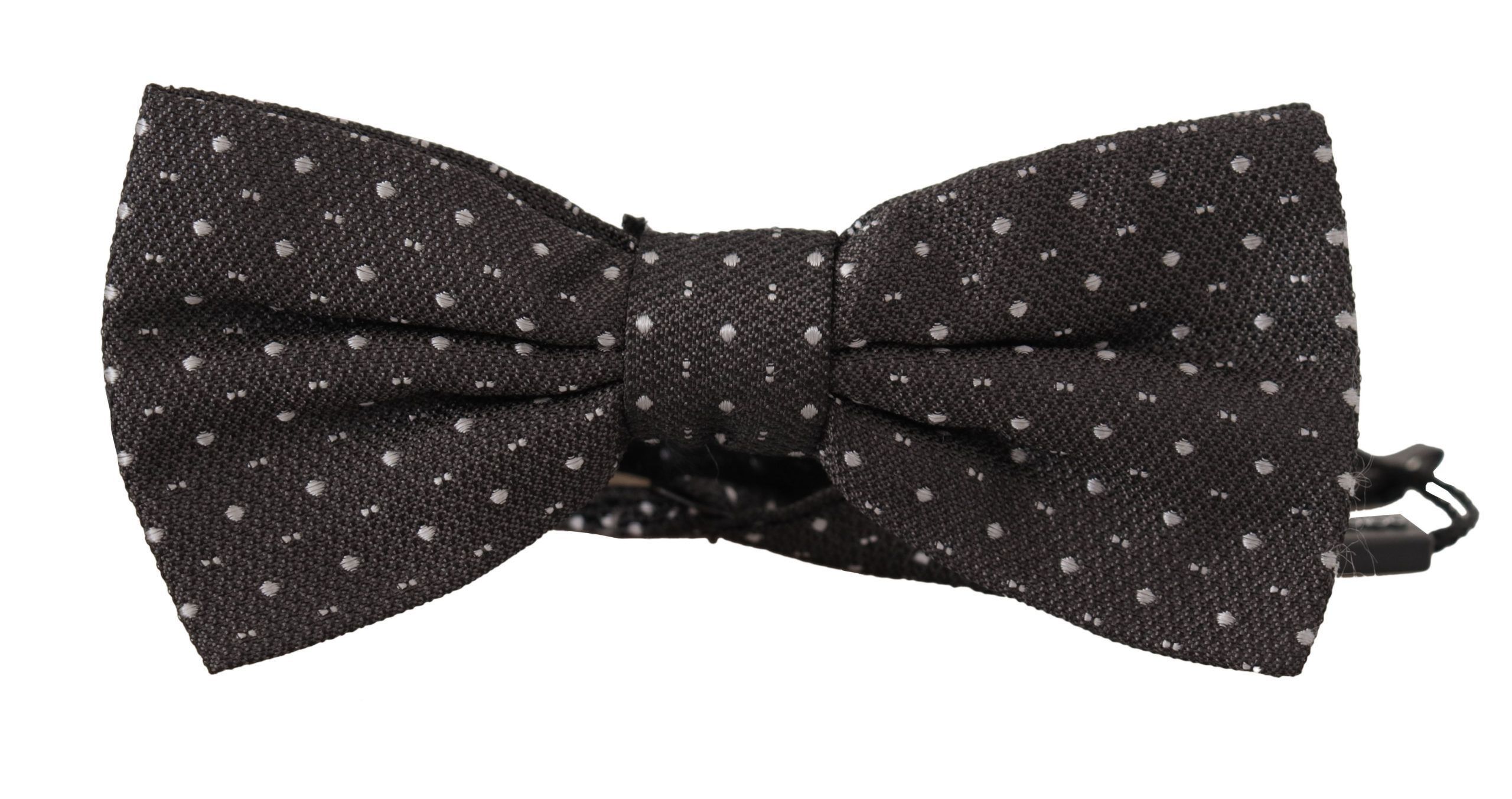 Dolce & Gabbana Elegant Polka Dot Silk Bow Men's Tie Size ONE SIZE - 1 Thumbnail