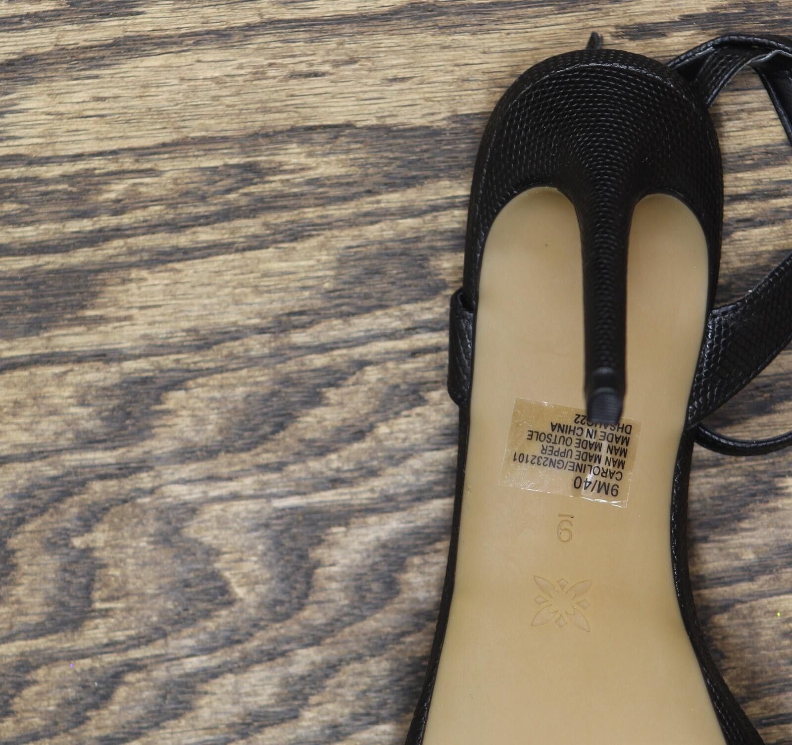 BCBGeneration Nwt Bcbgeneration Sandal Stiletto Heels Black Lizard 9m Size US 9 / IT 39 - 6 Thumbnail