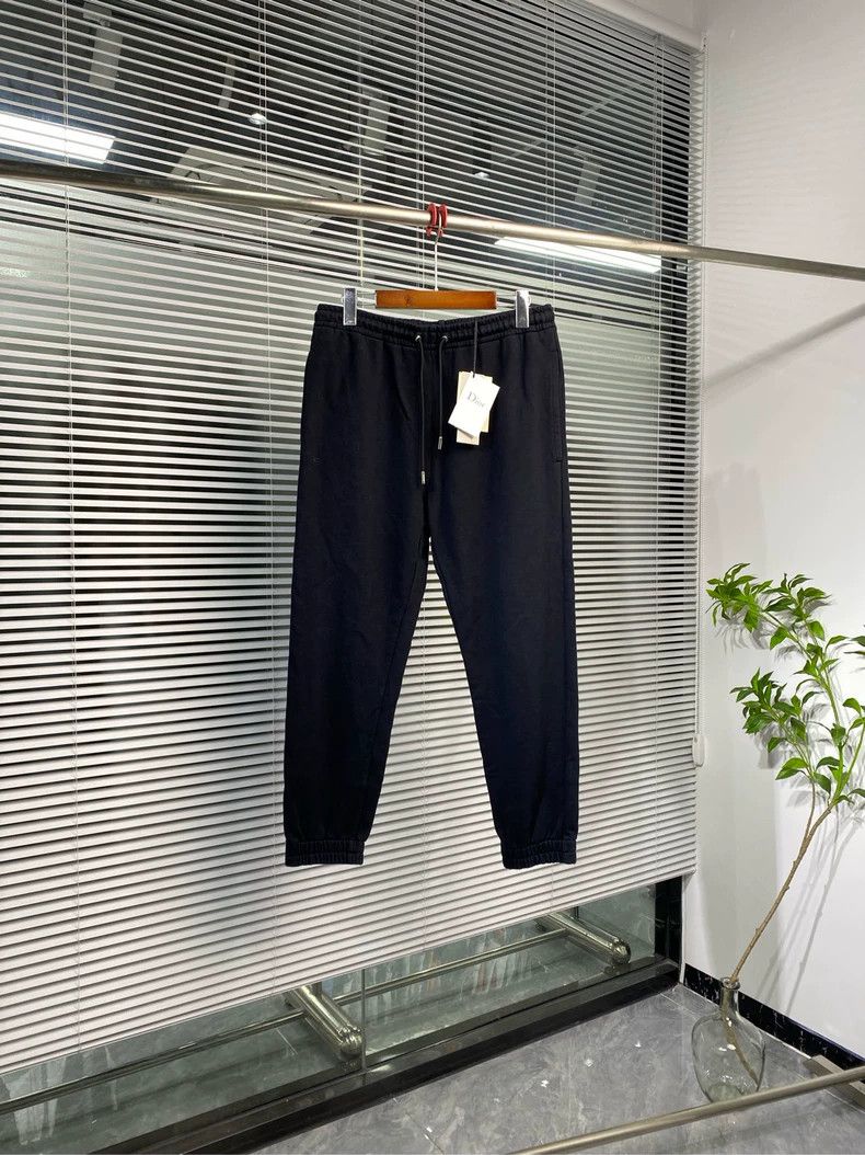 Dior Dior Black Sweatpants with Embroidery Size US 32 / EU 48 - 1 Thumbnail