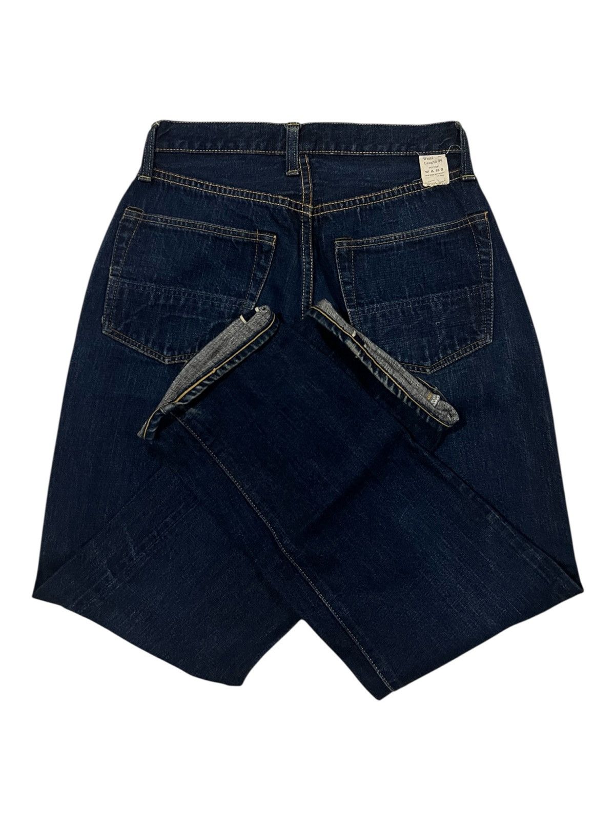 Oni Vintage Adam Et Rope 12oz Indigo Selvaged Denim Regular 501 Size US 28 / EU 44 - 3 Thumbnail