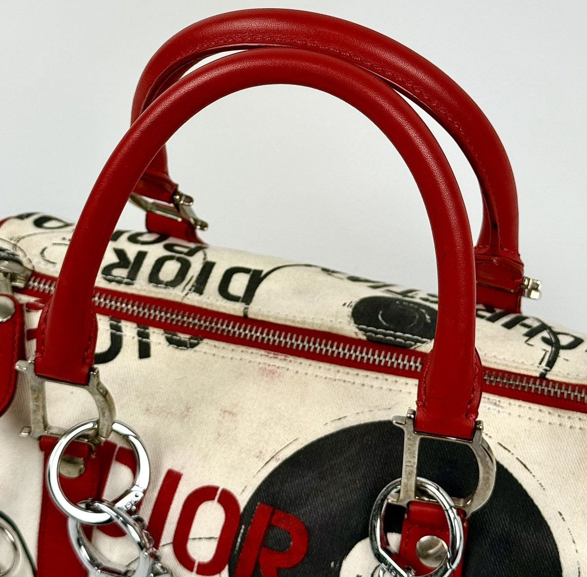 Dior × John Galliano Dior - John Galliano - SS2004 - Hardcore Pierced Boston Bag Size ONE SIZE - 11 Thumbnail