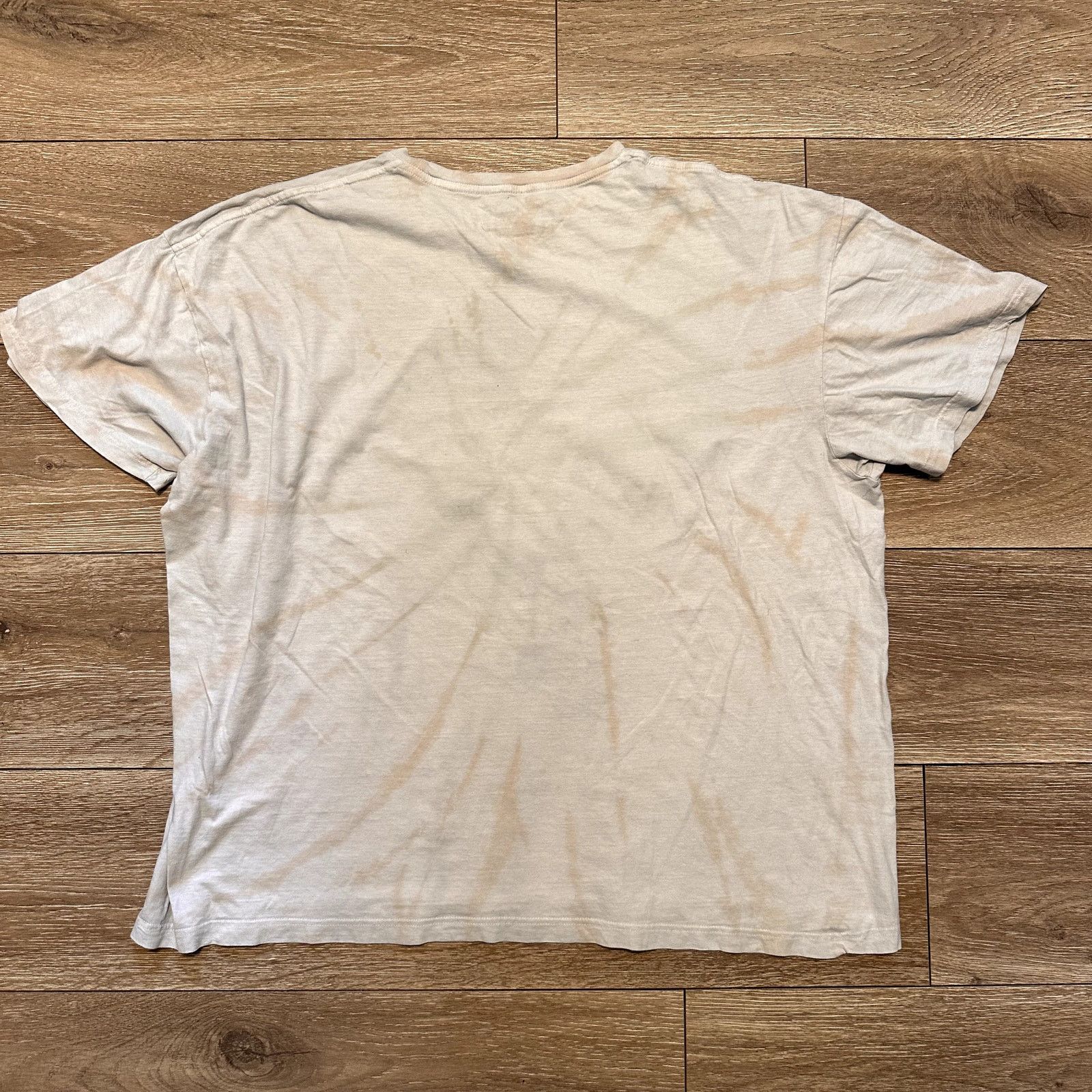 & Other Stories 2021 Ice Cube Thrashed faded Tie Dye White T-Shirt Size XL Size US XL / EU 56 / 4 - 6 Thumbnail