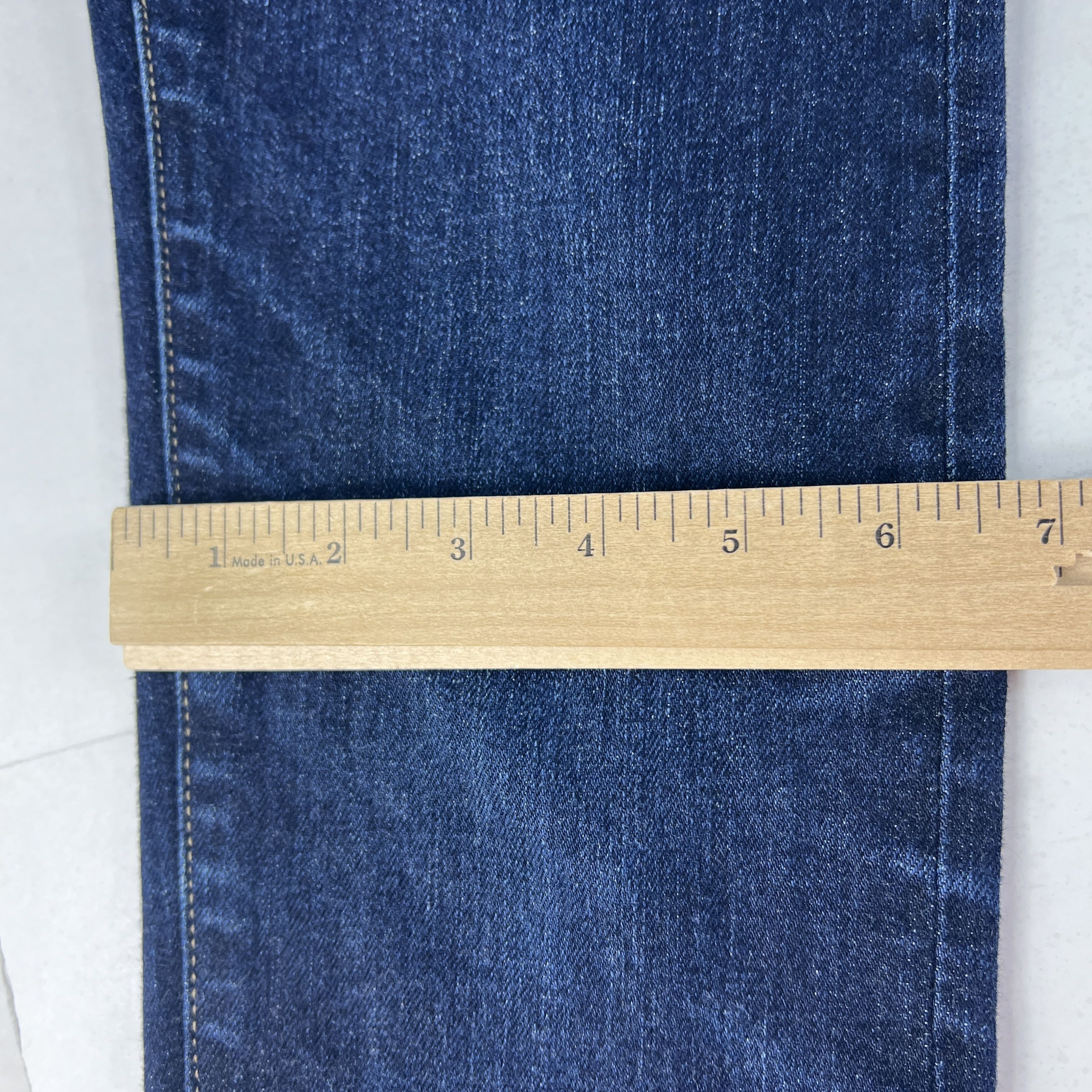 Uniqlo Uniqlo Jean Skinny Tapered Selvedge Kaihara Dark Blue Denim Size US 30 / EU 46 - 16 Thumbnail