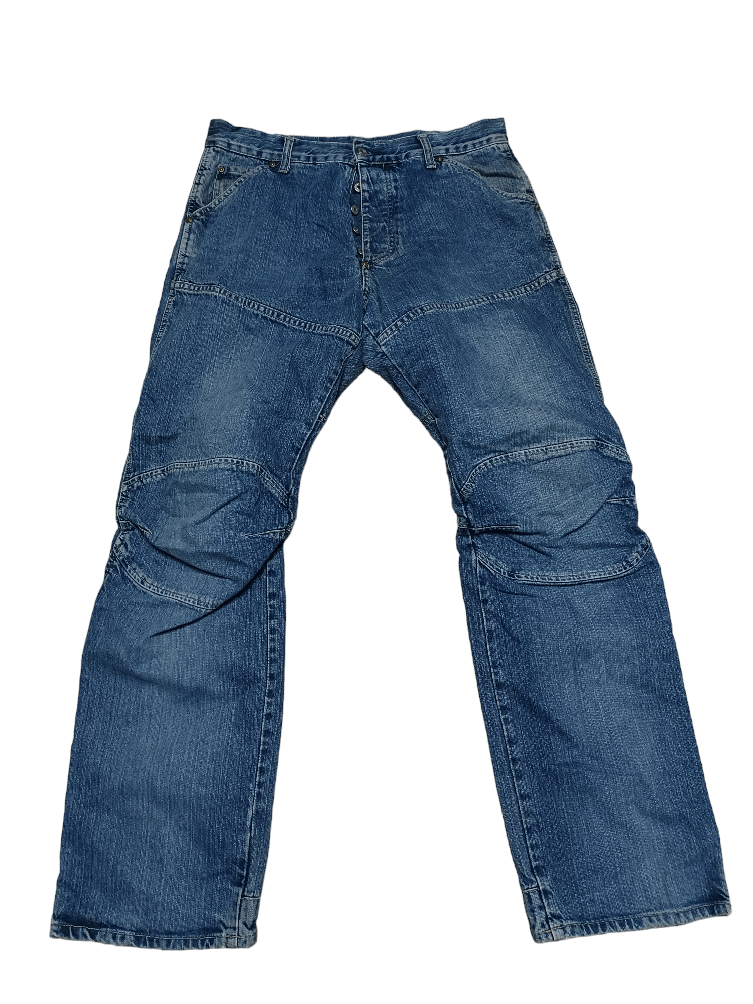 G-Star G STAR RAW VINTAGE JEANS DENIM DOUBLE KNEE Size US 34 / EU 50 - 1 Thumbnail