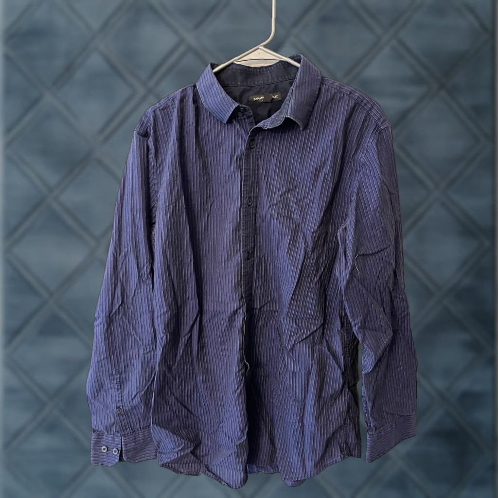 Banana Republic Banana Republic Button-Up Shirt Mens Size Large Blue Striped L Size US L / EU 52-54 / 3 - 1 Thumbnail